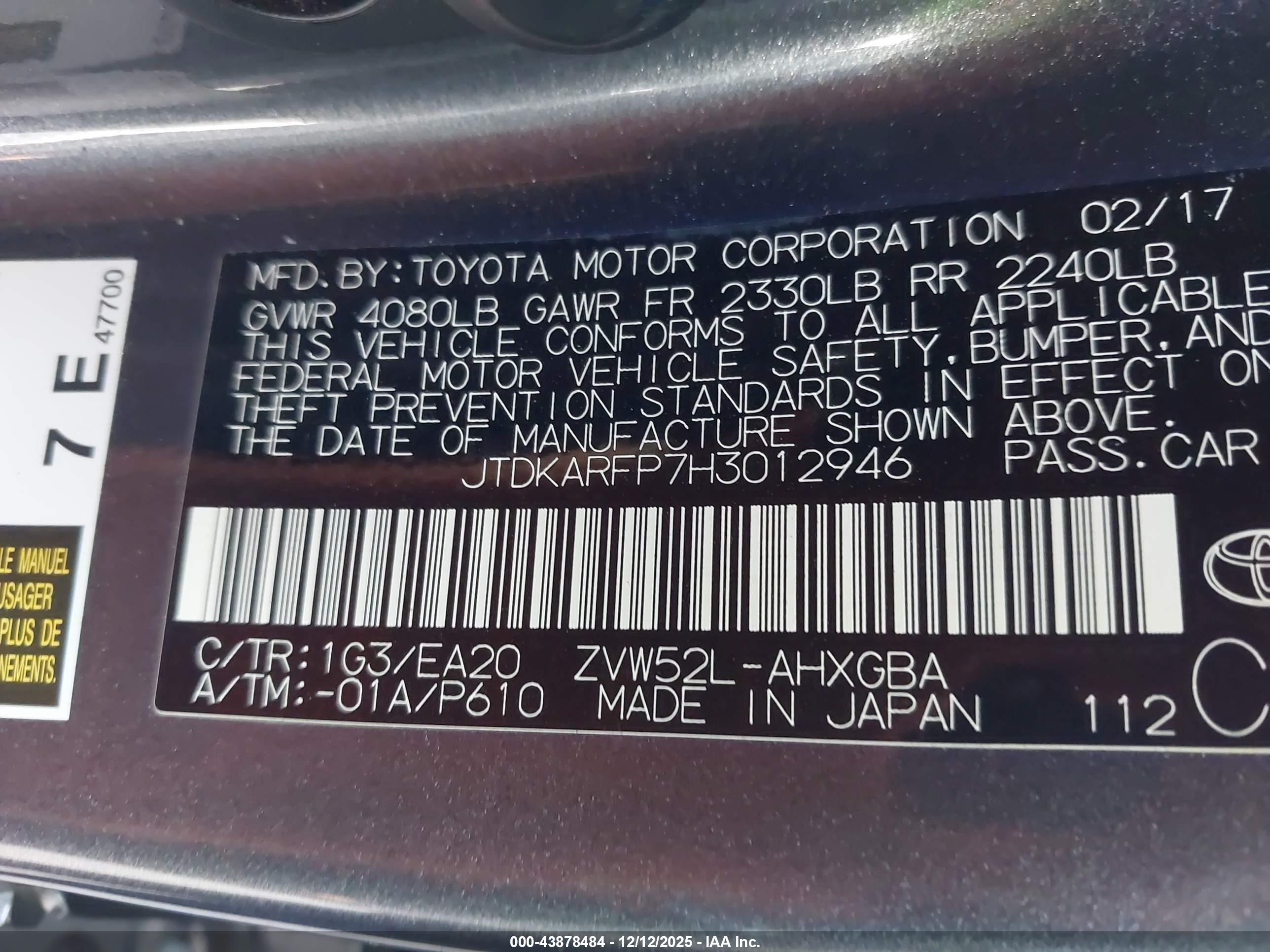 TOYOTA PRIUS image 9
