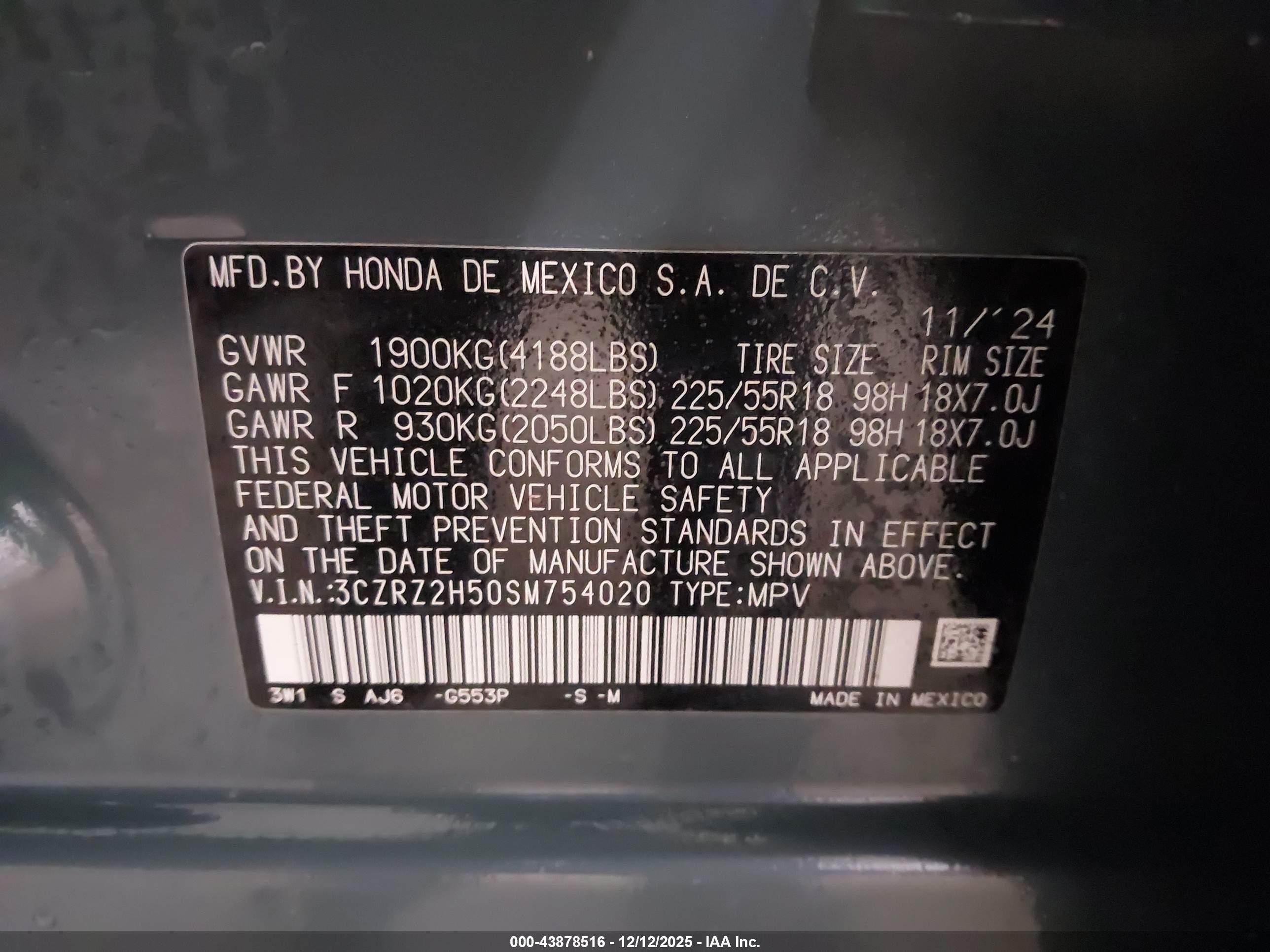 HONDA HR-V image 9