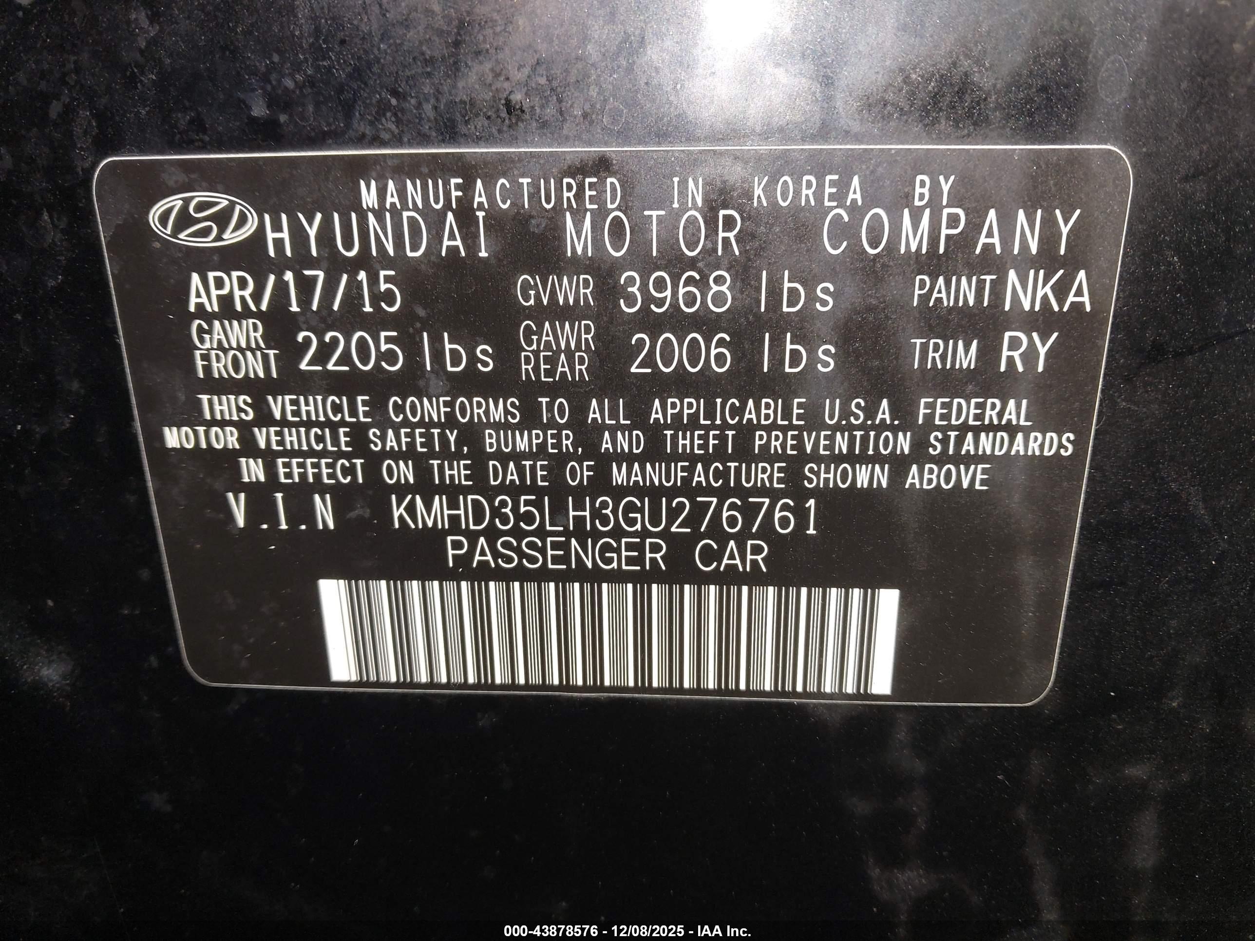 HYUNDAI ELANTRA image 9