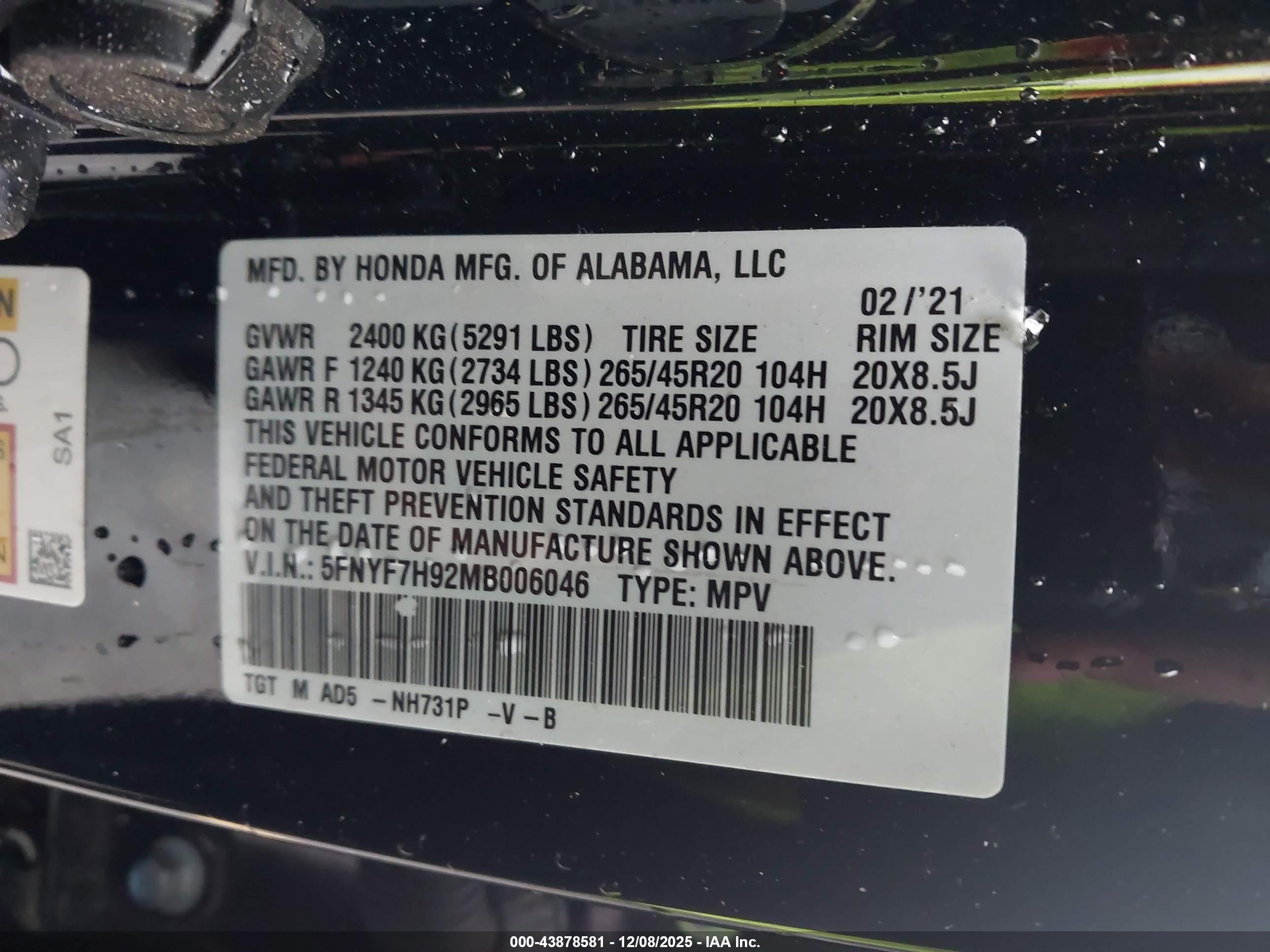 HONDA PASSPORT image 9