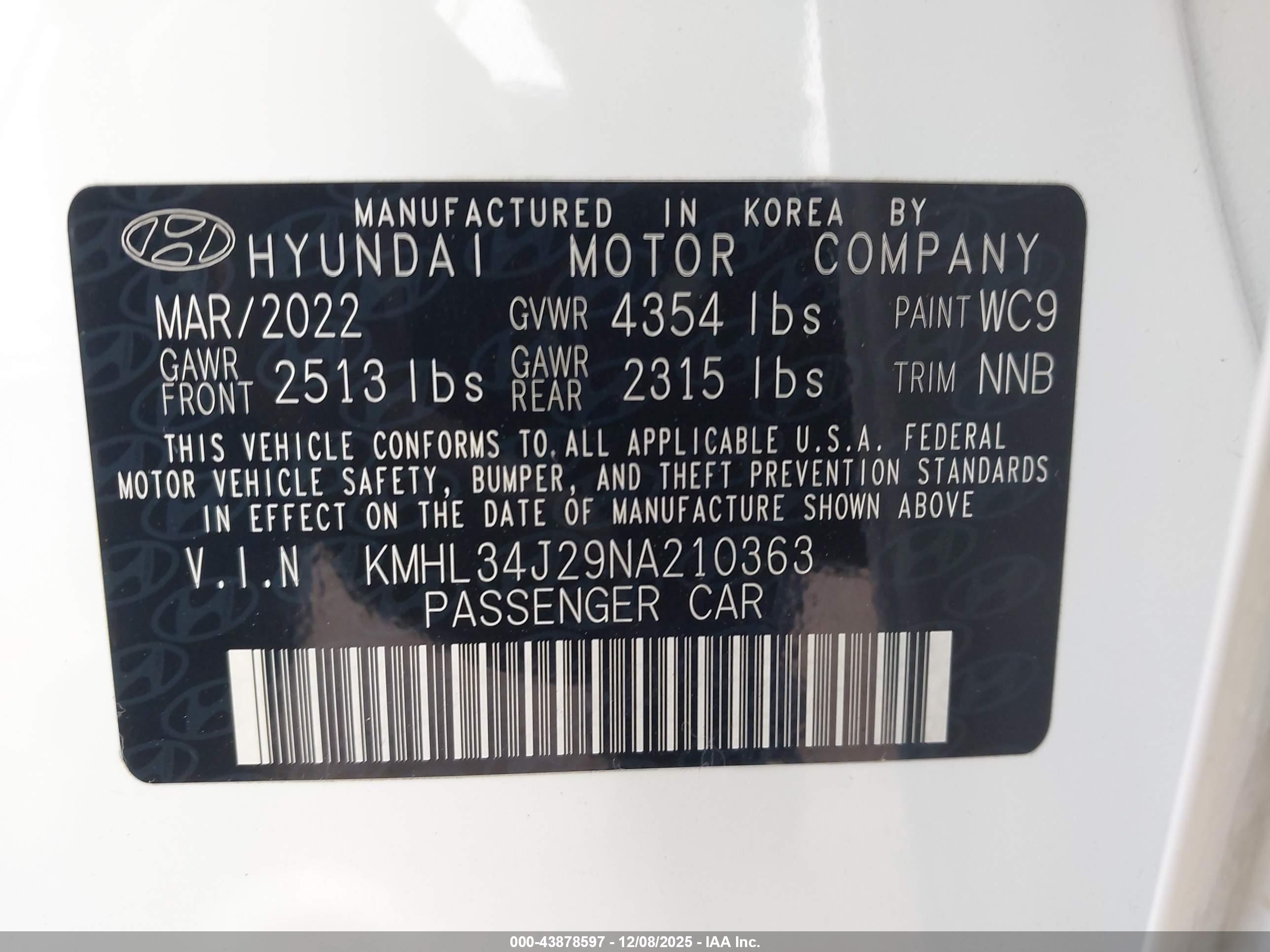 HYUNDAI SONATA image 9