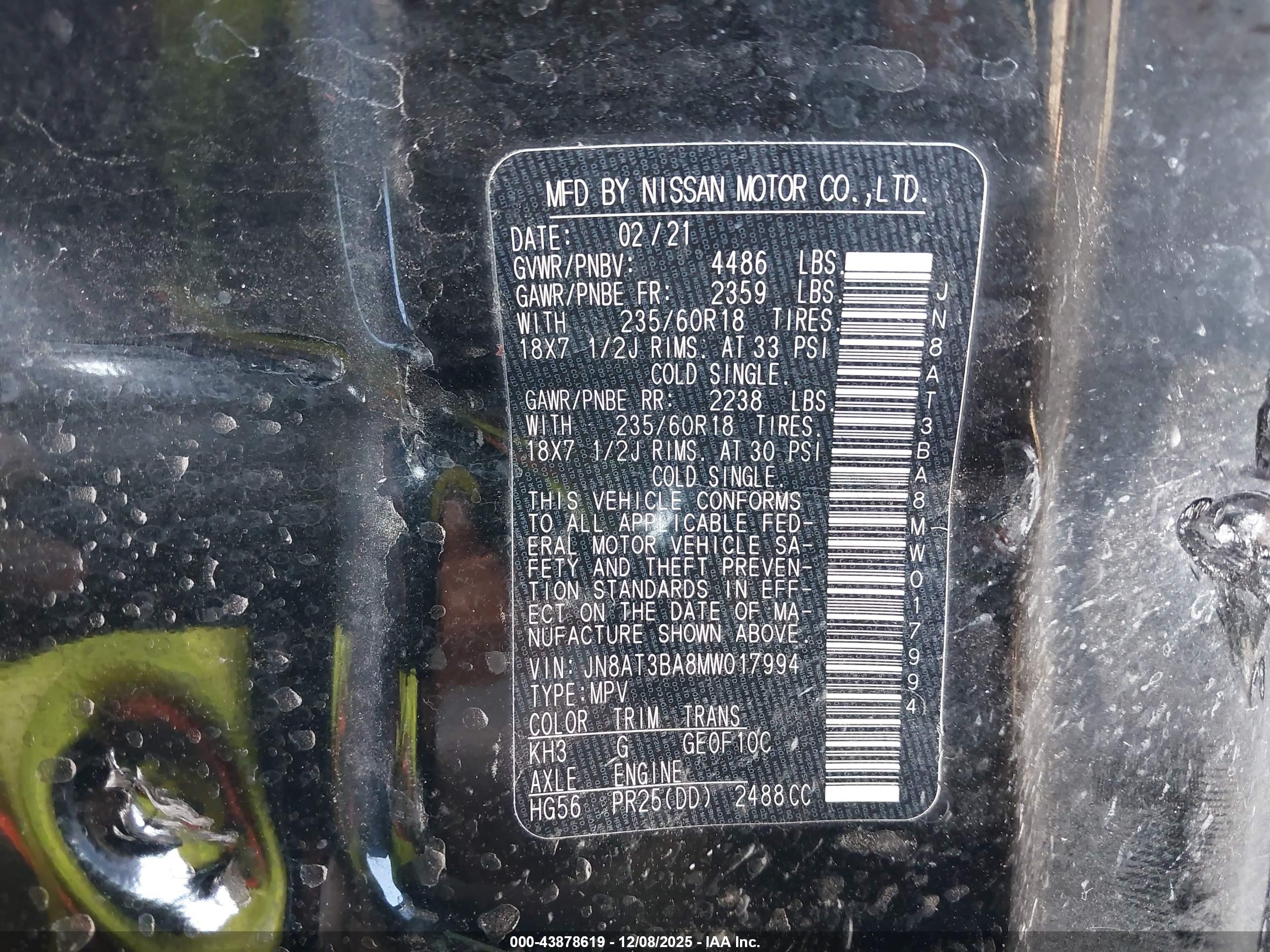 NISSAN ROGUE image 9