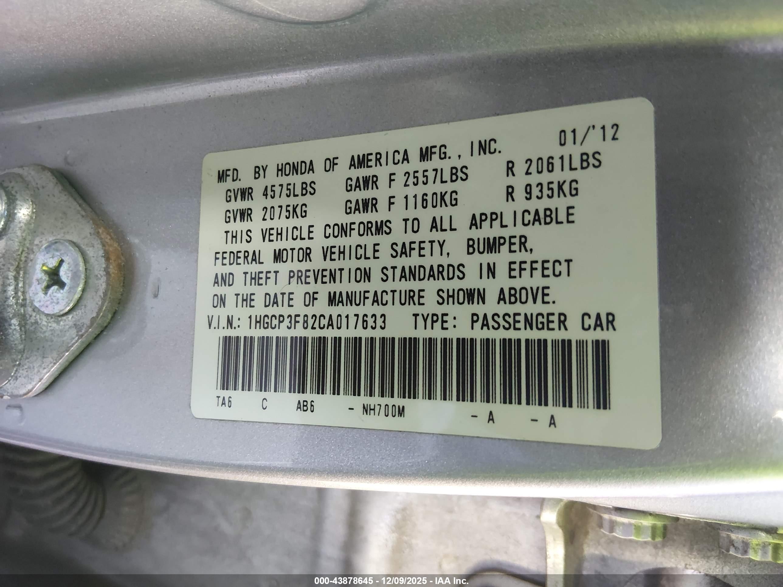 HONDA ACCORD image 9