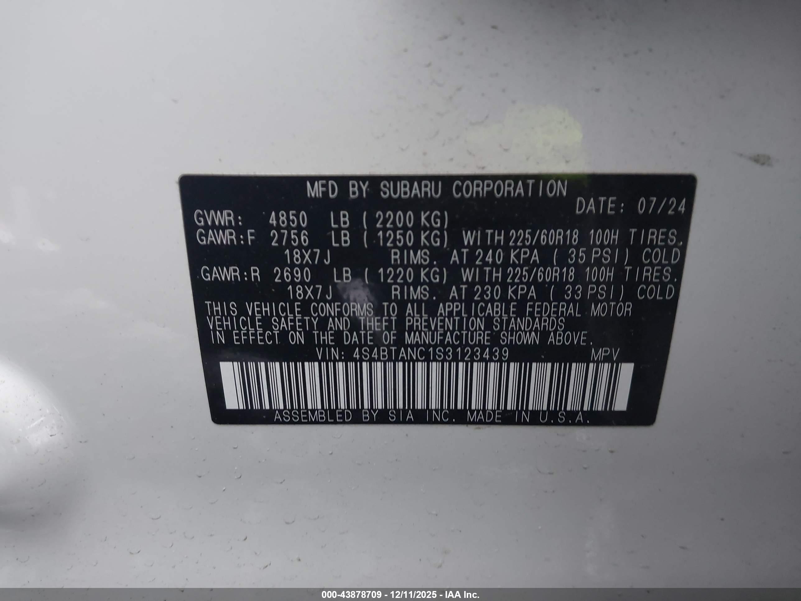SUBARU OUTBACK image 9