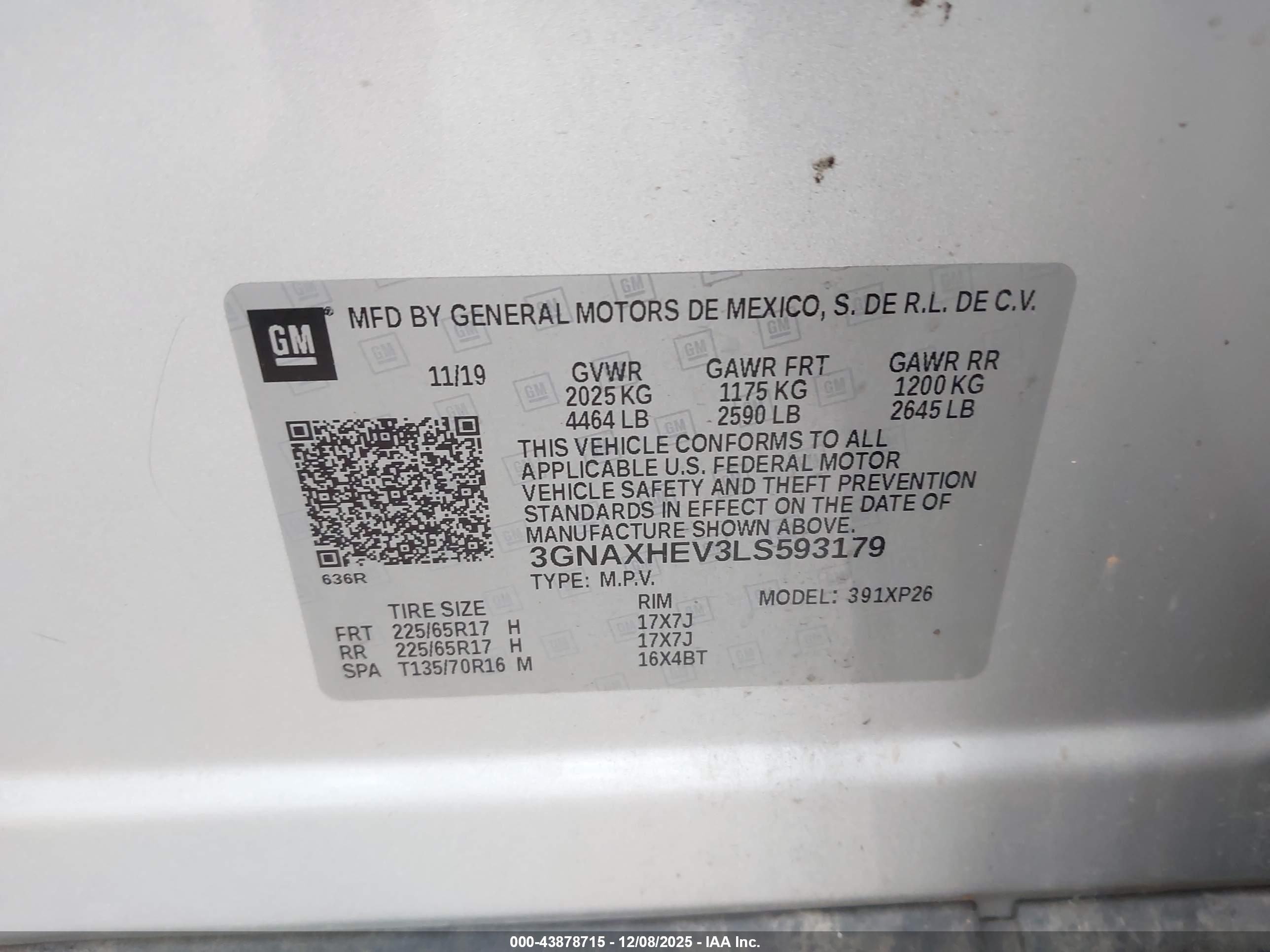 CHEVROLET EQUINOX image 9