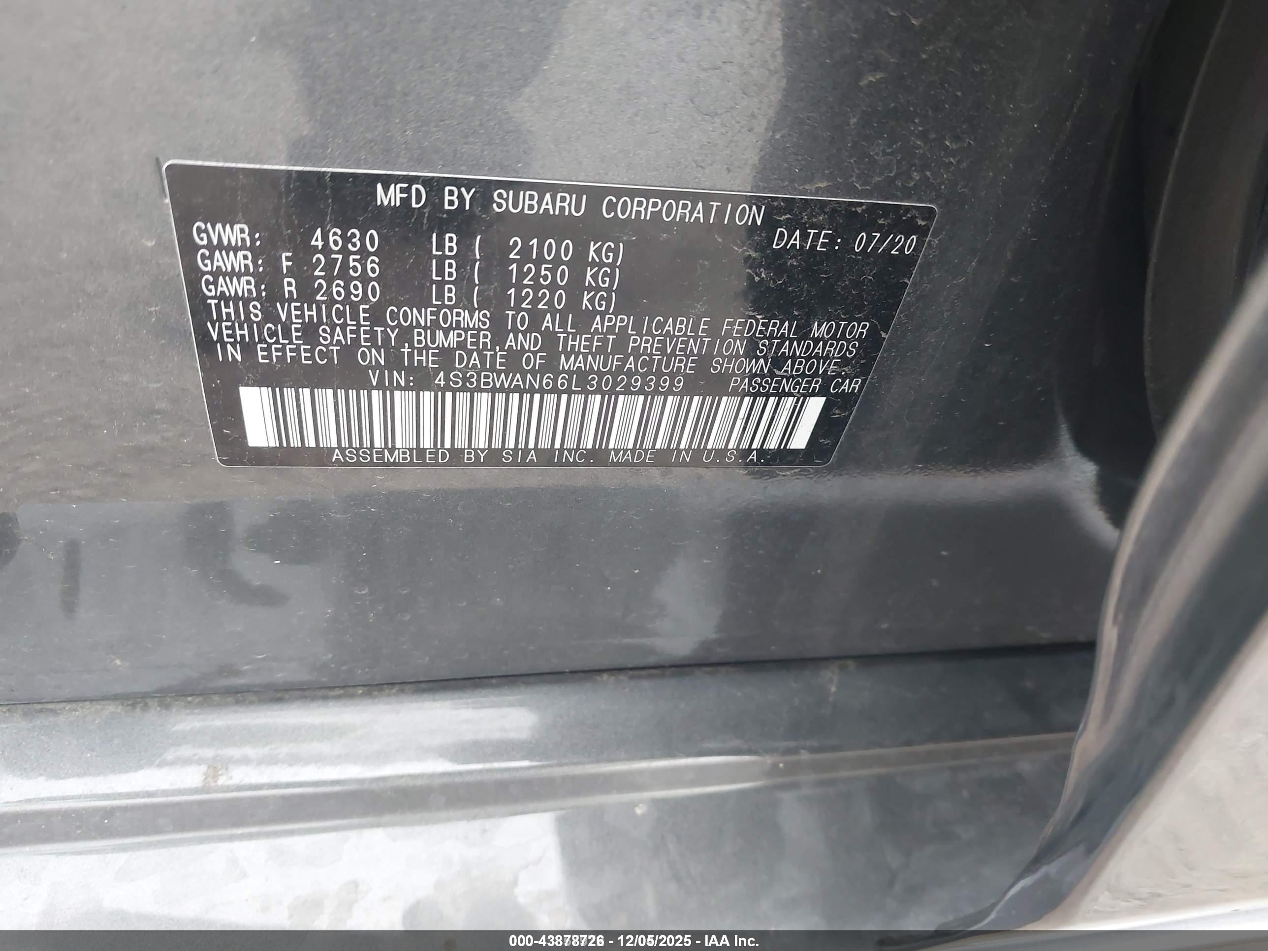 SUBARU LEGACY image 9
