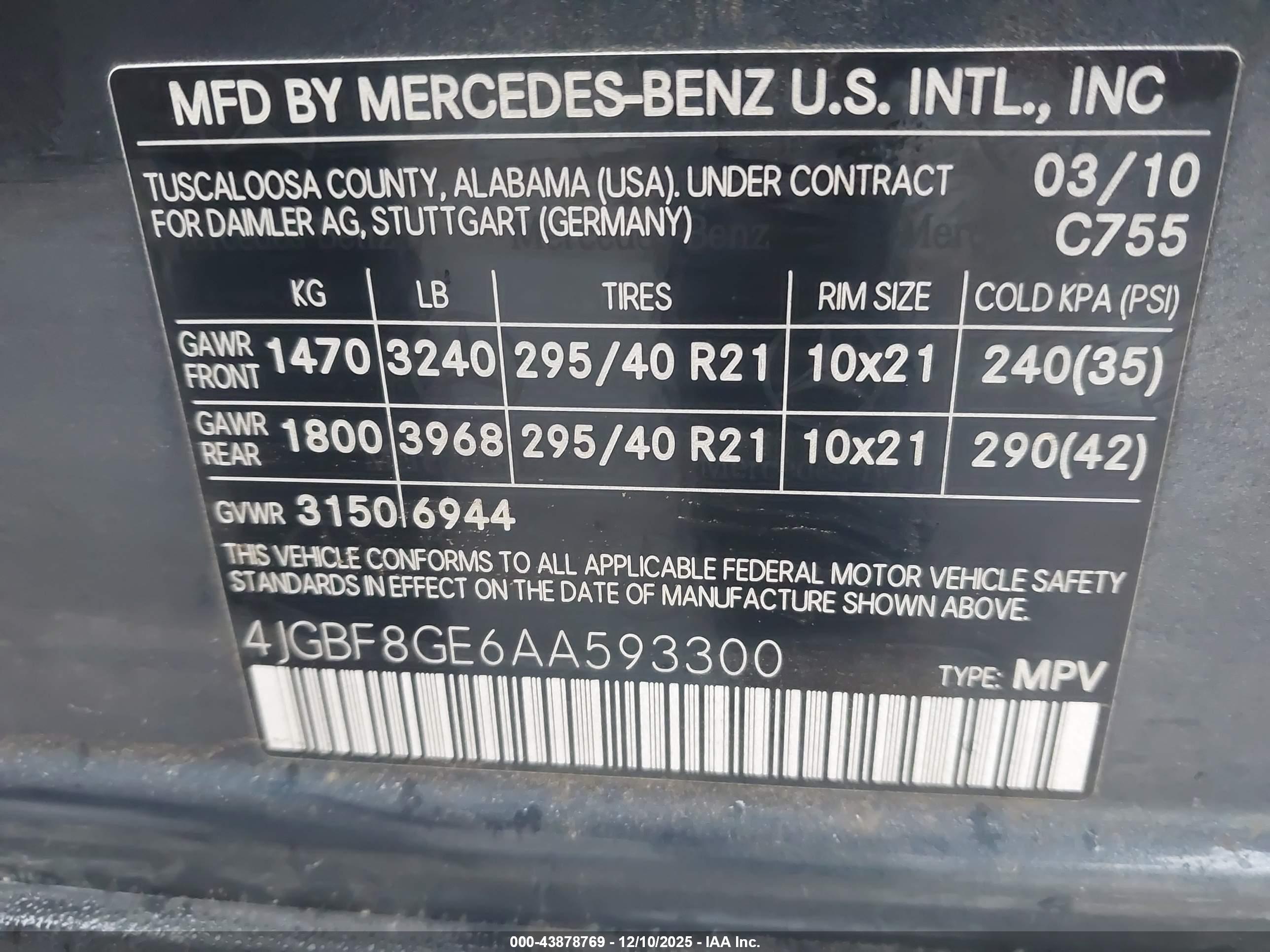 MERCEDES-BENZ GL image 9