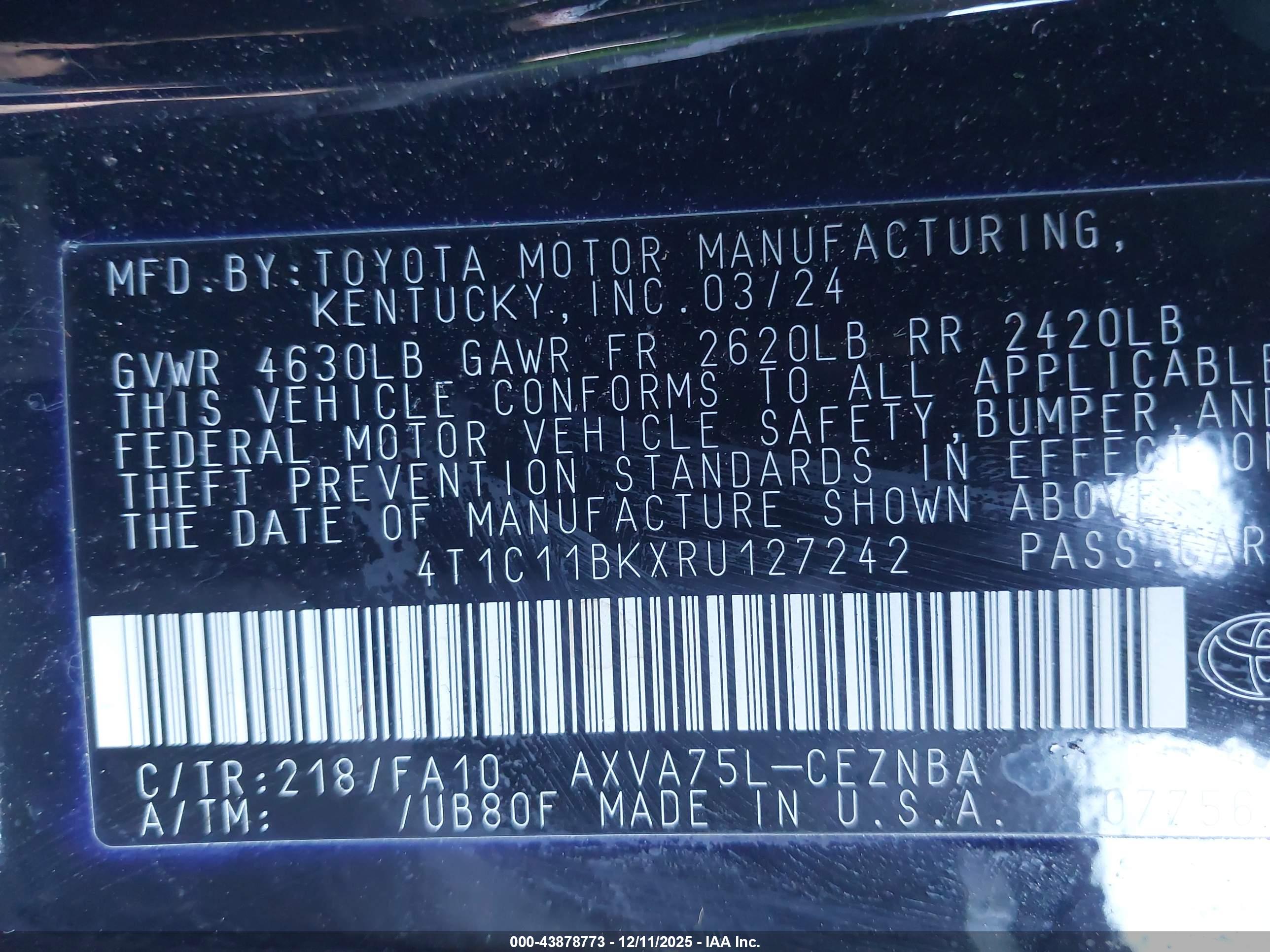 TOYOTA CAMRY image 9