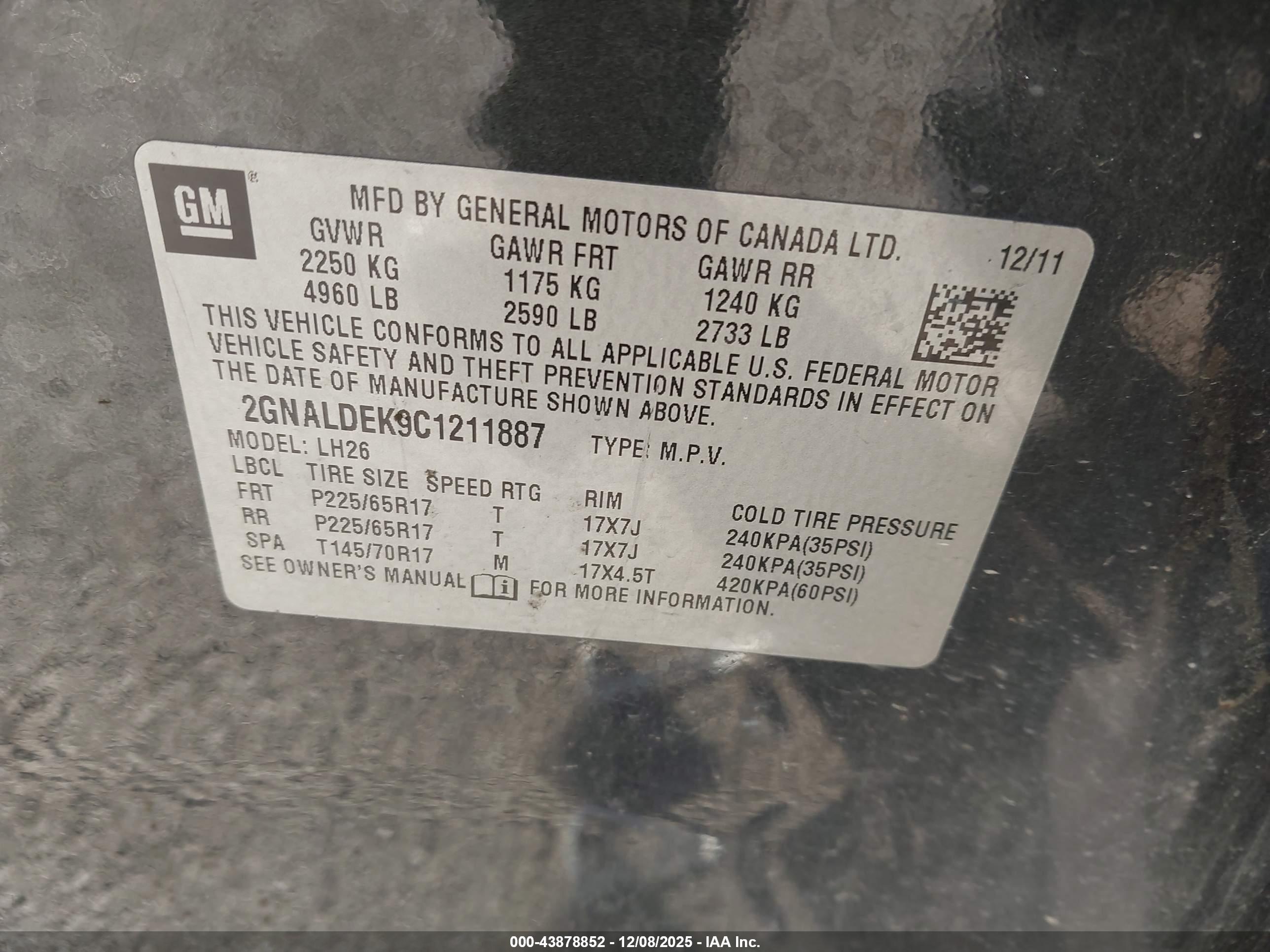 CHEVROLET EQUINOX image 9