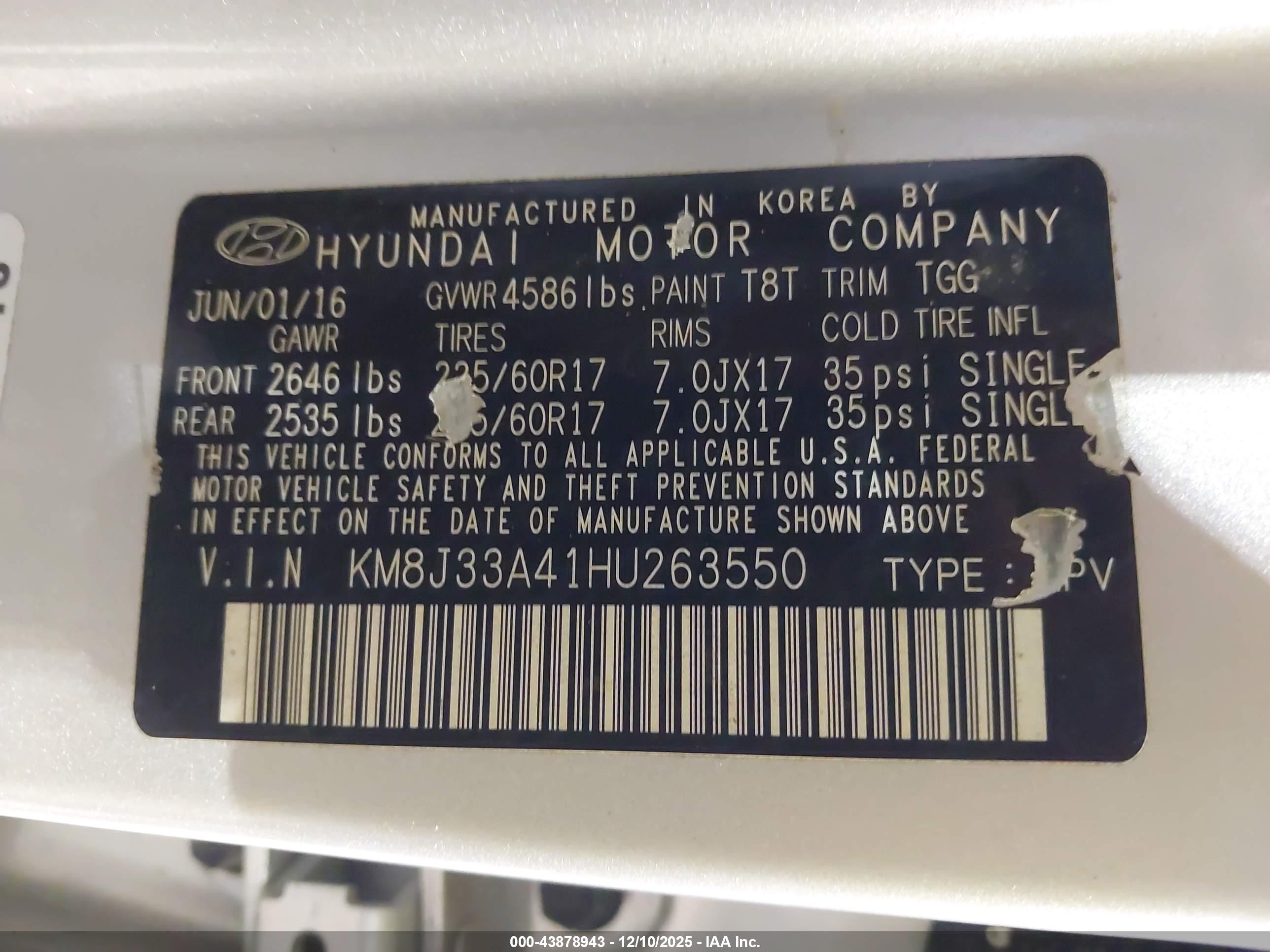 HYUNDAI TUCSON image 9