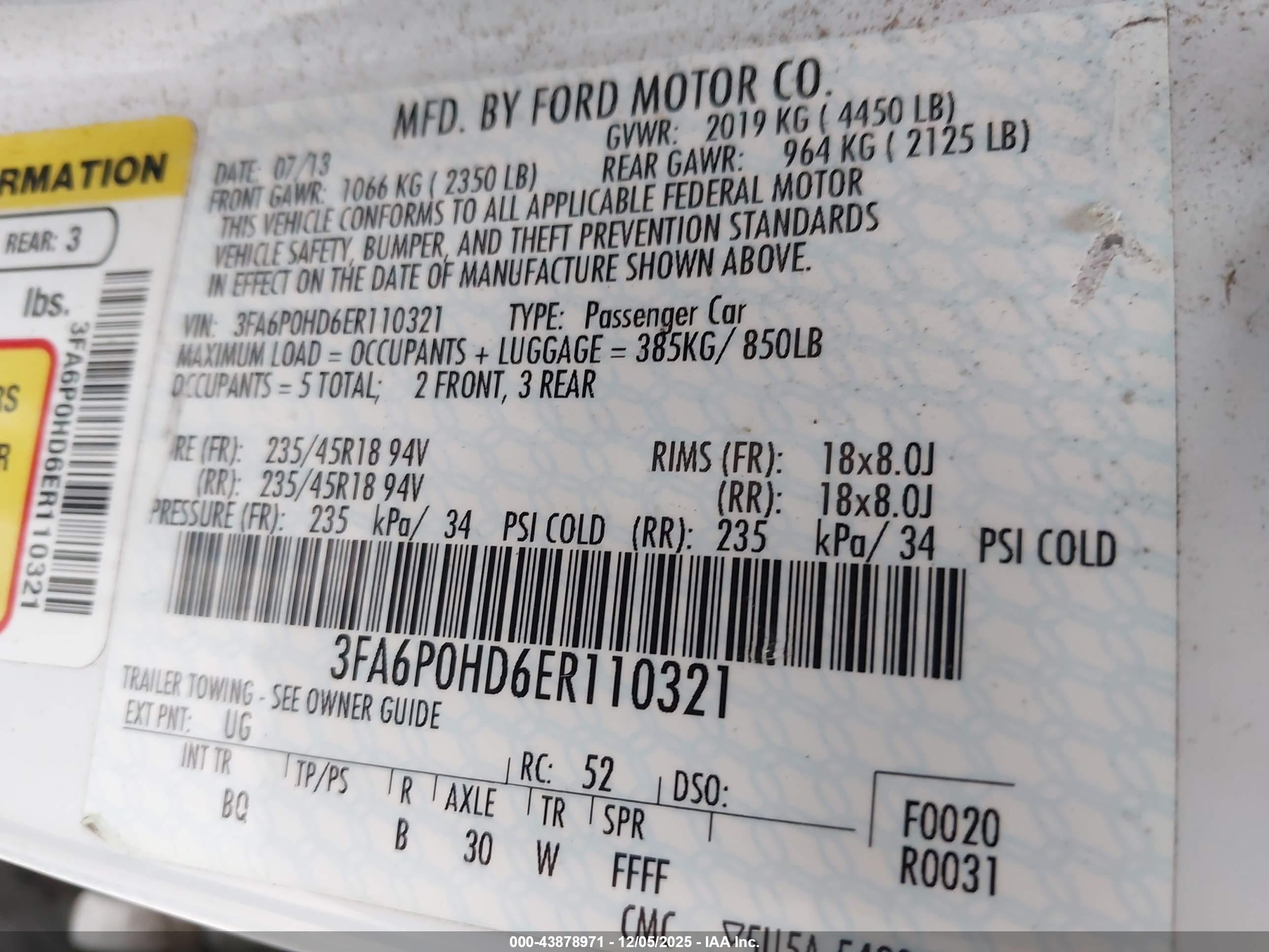 FORD FUSION image 9