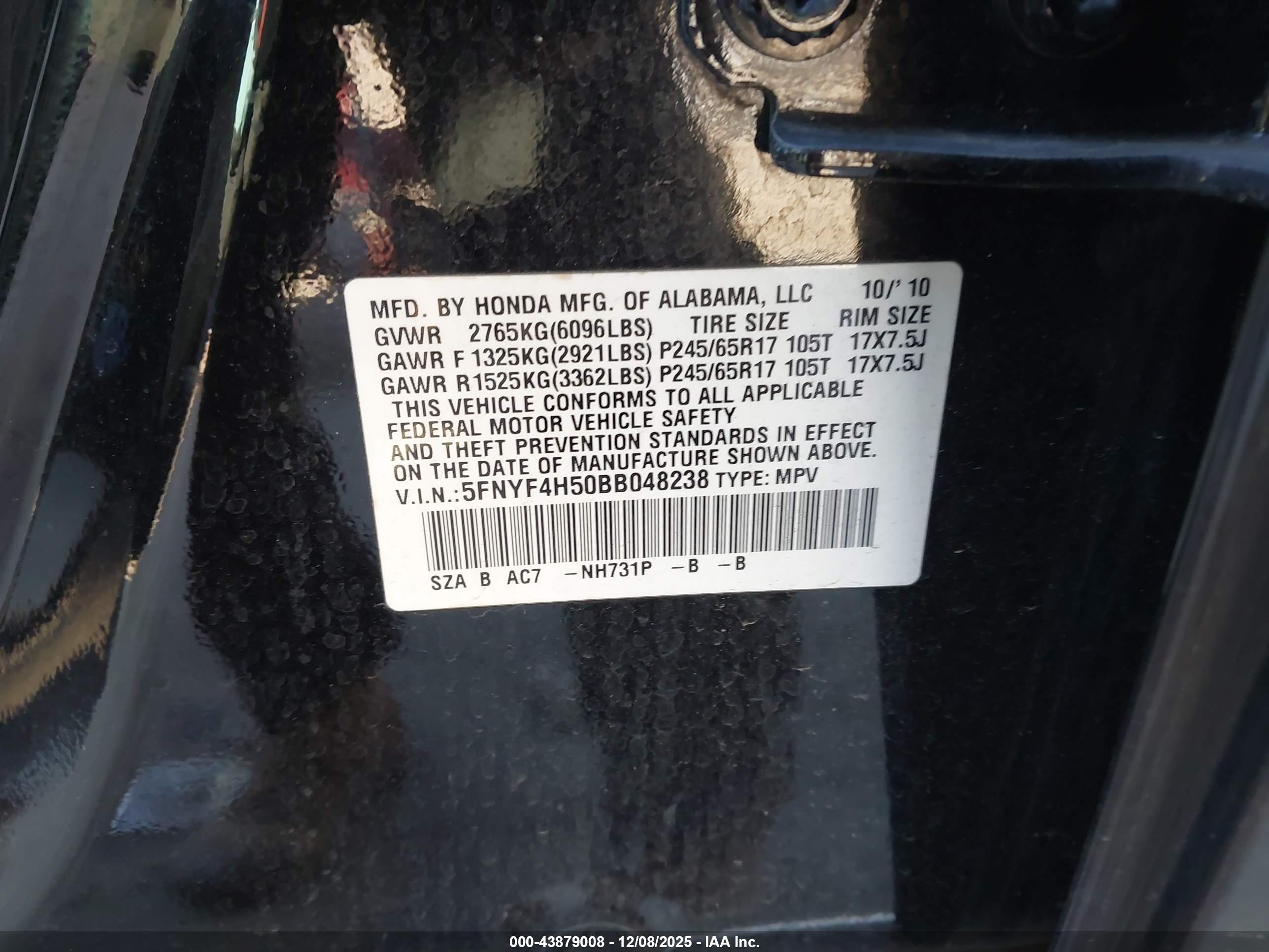HONDA PILOT image 9