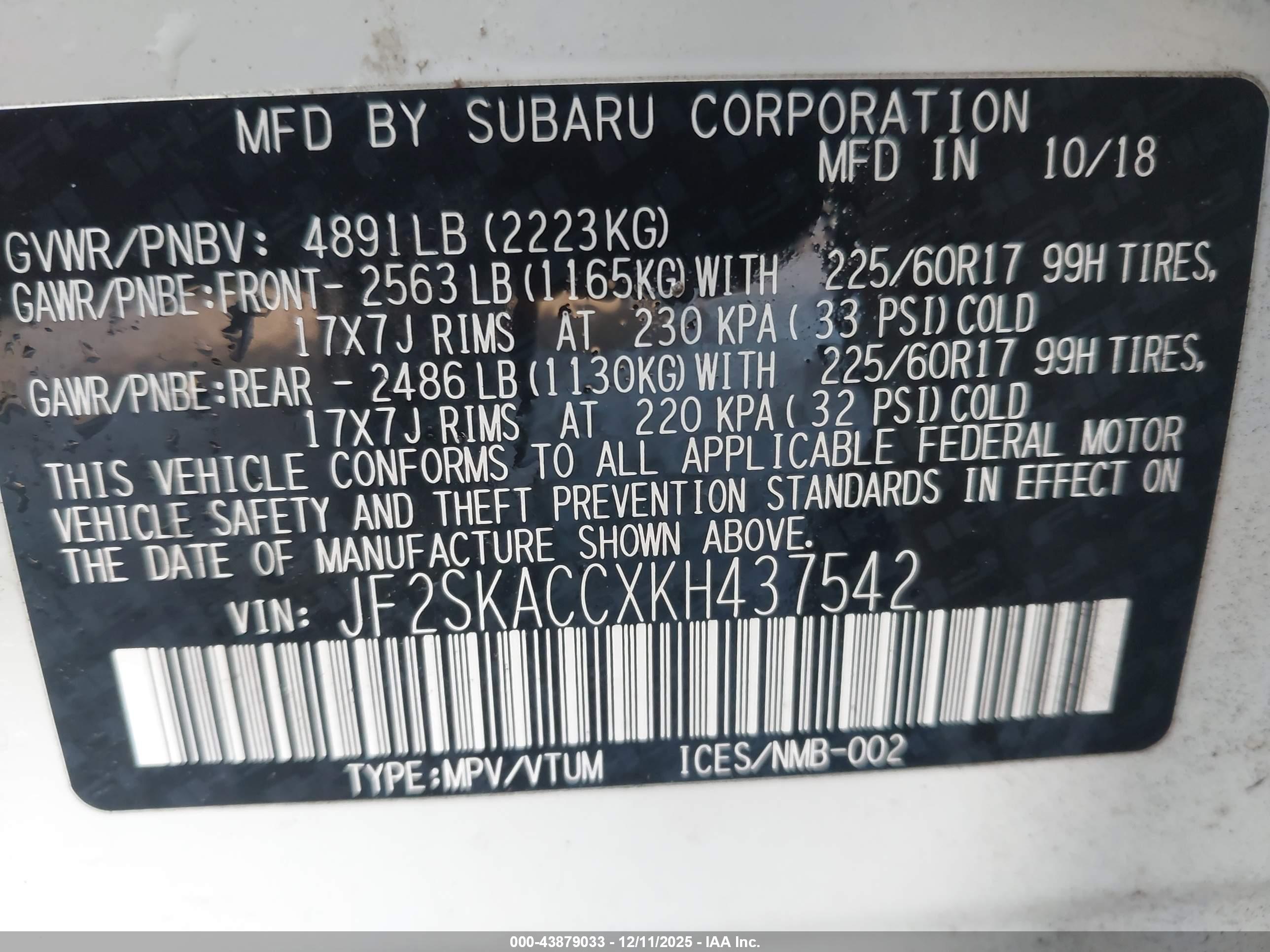 SUBARU FORESTER image 9