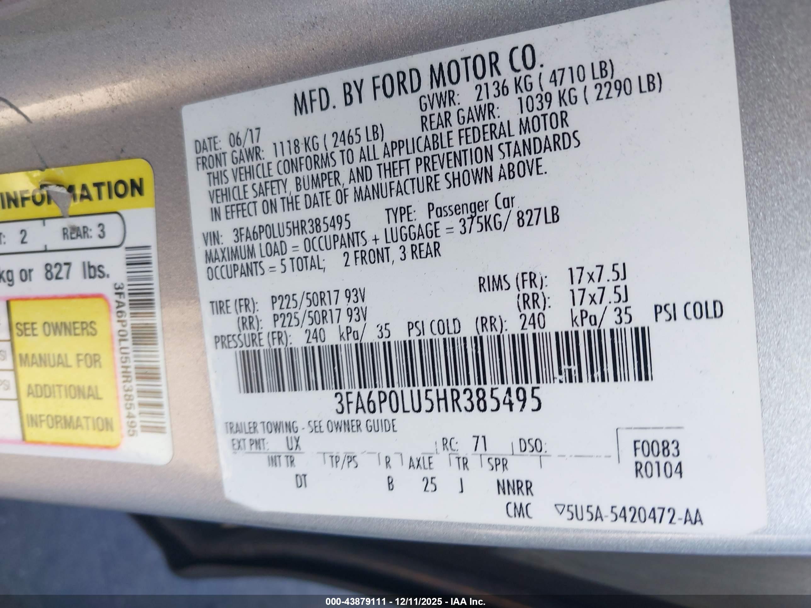 FORD FUSION image 9