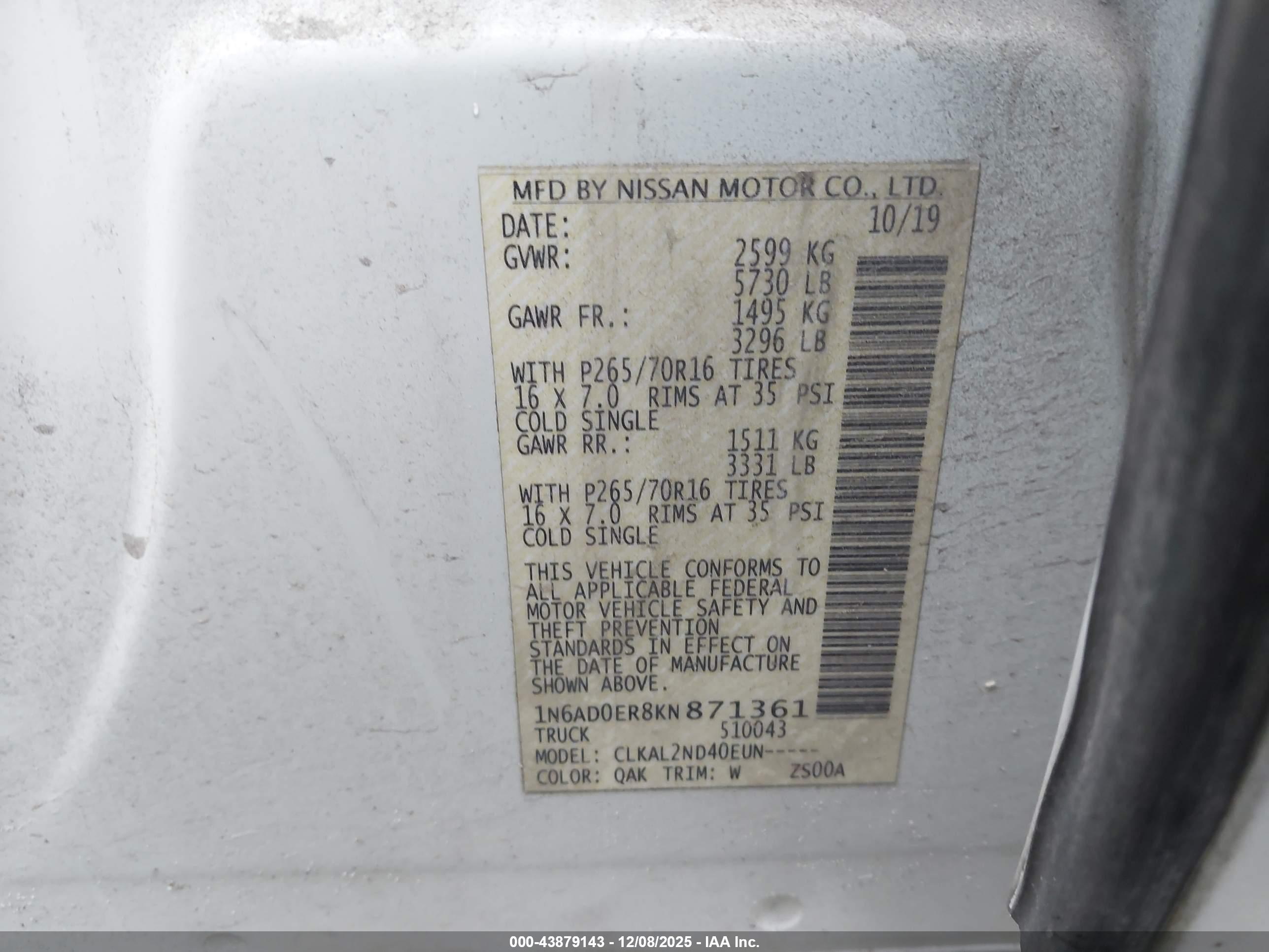 NISSAN FRONTIER image 9