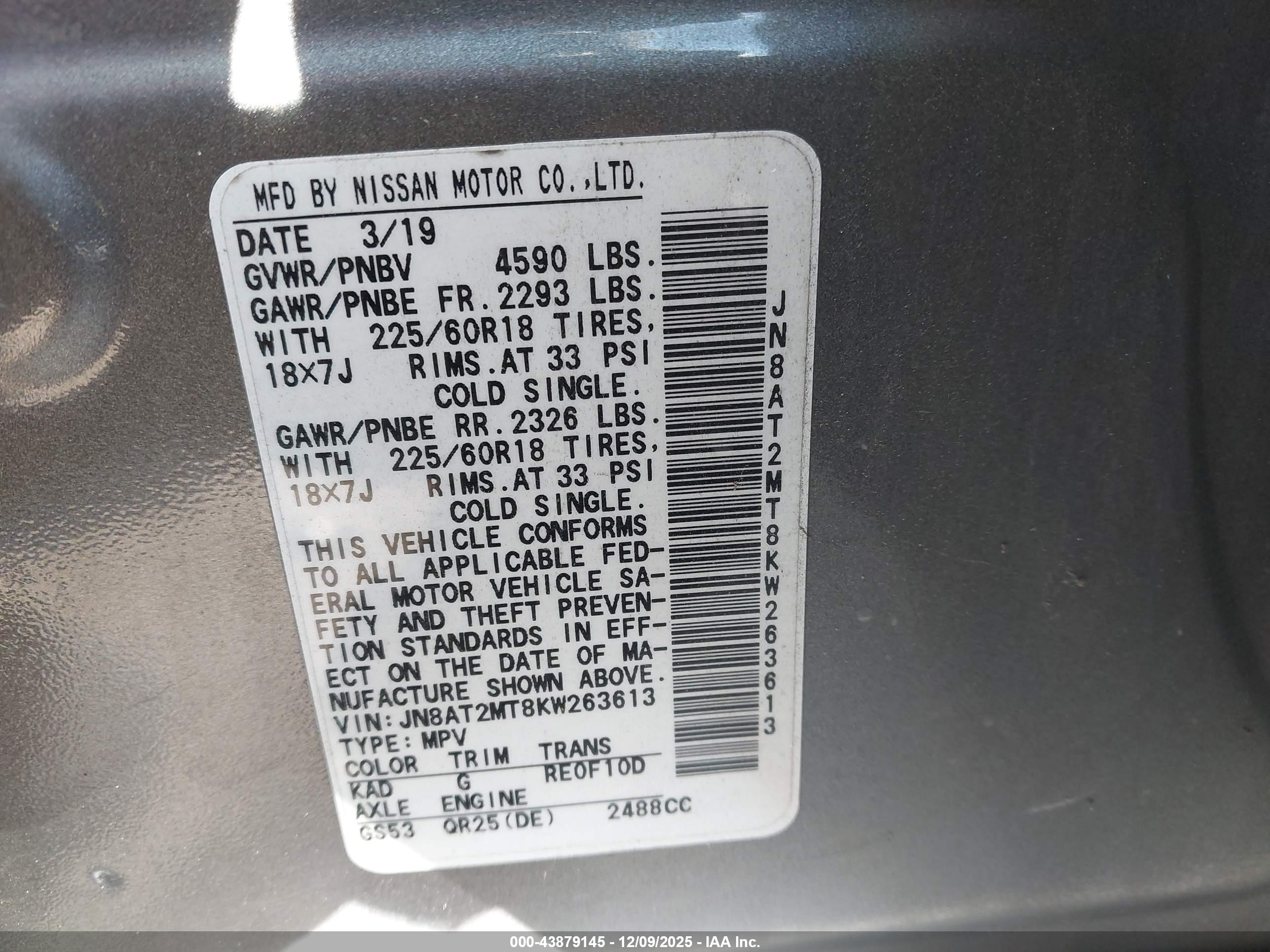 NISSAN ROGUE image 9