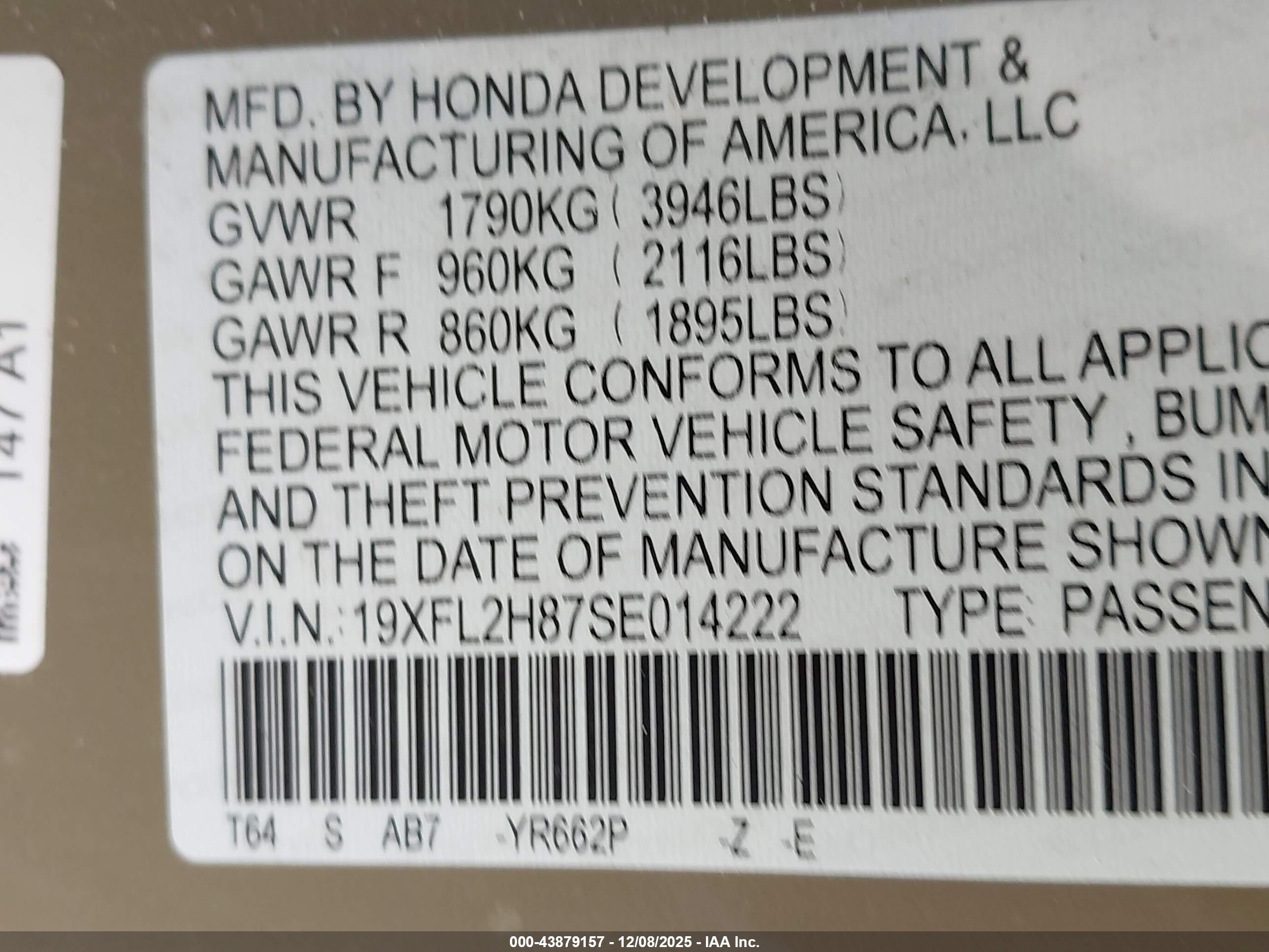 HONDA CIVIC image 9