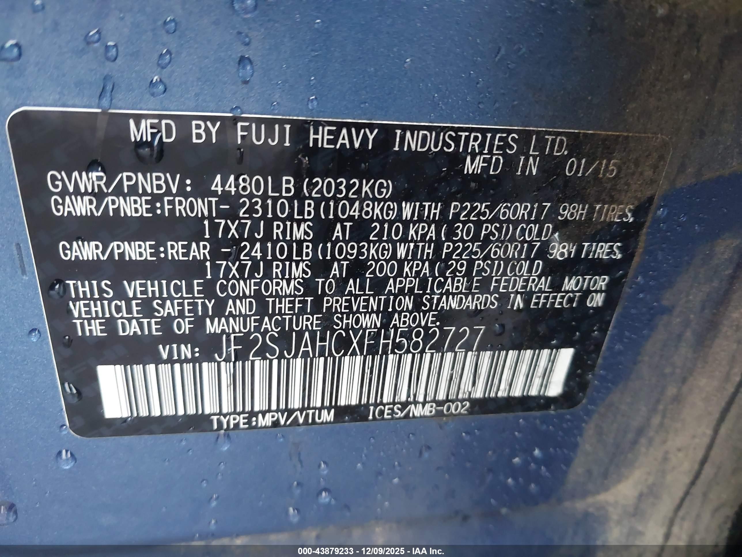 SUBARU FORESTER image 9