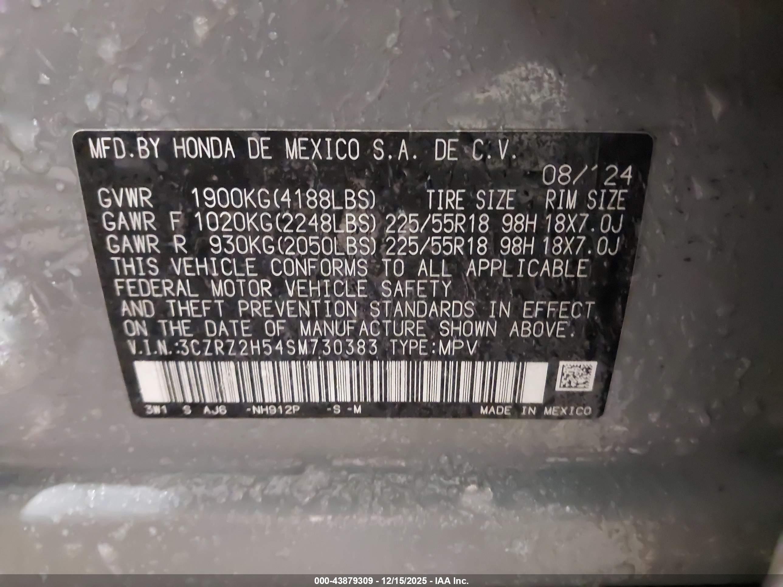 HONDA HR-V image 9