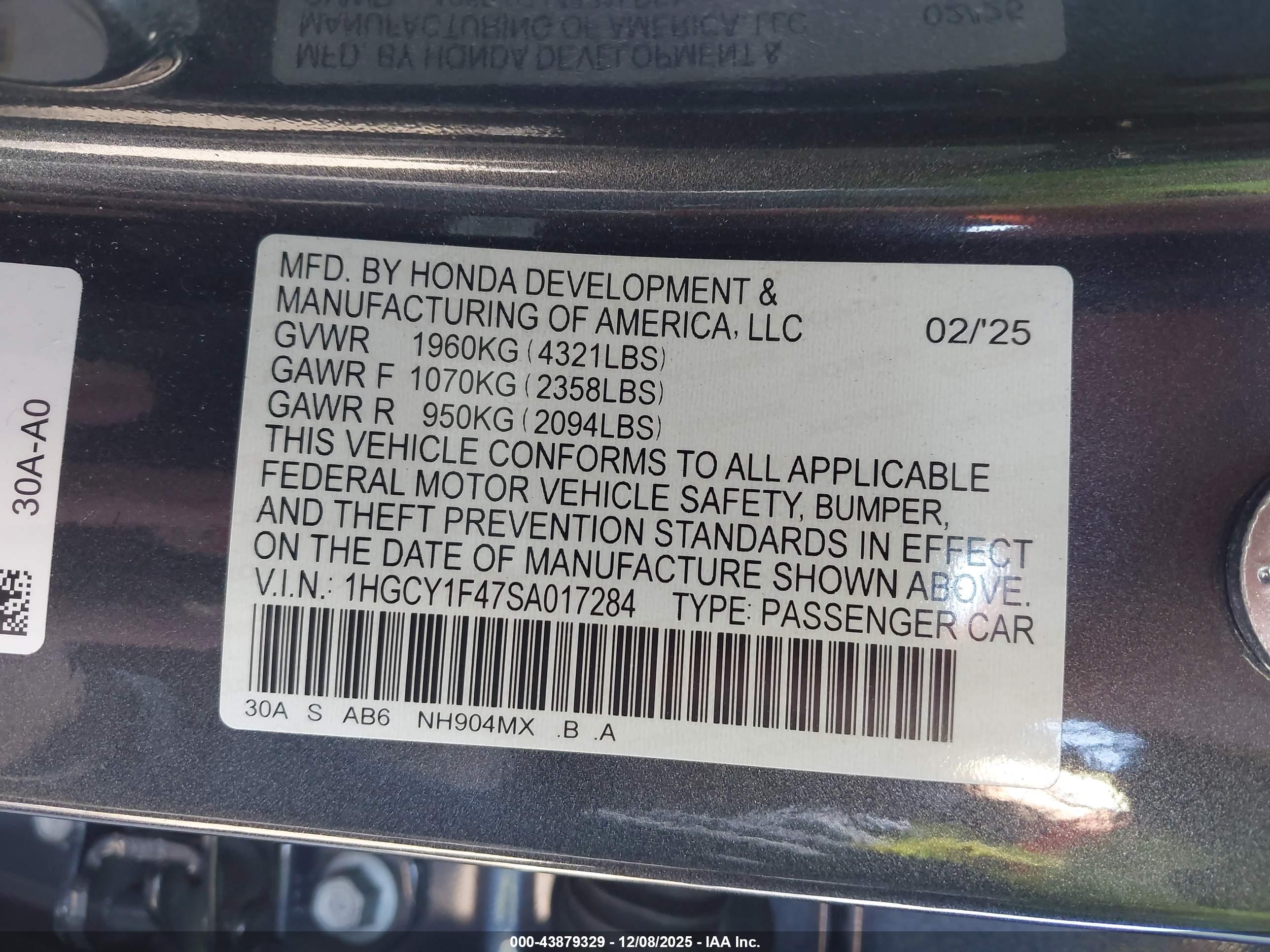 HONDA ACCORD image 9