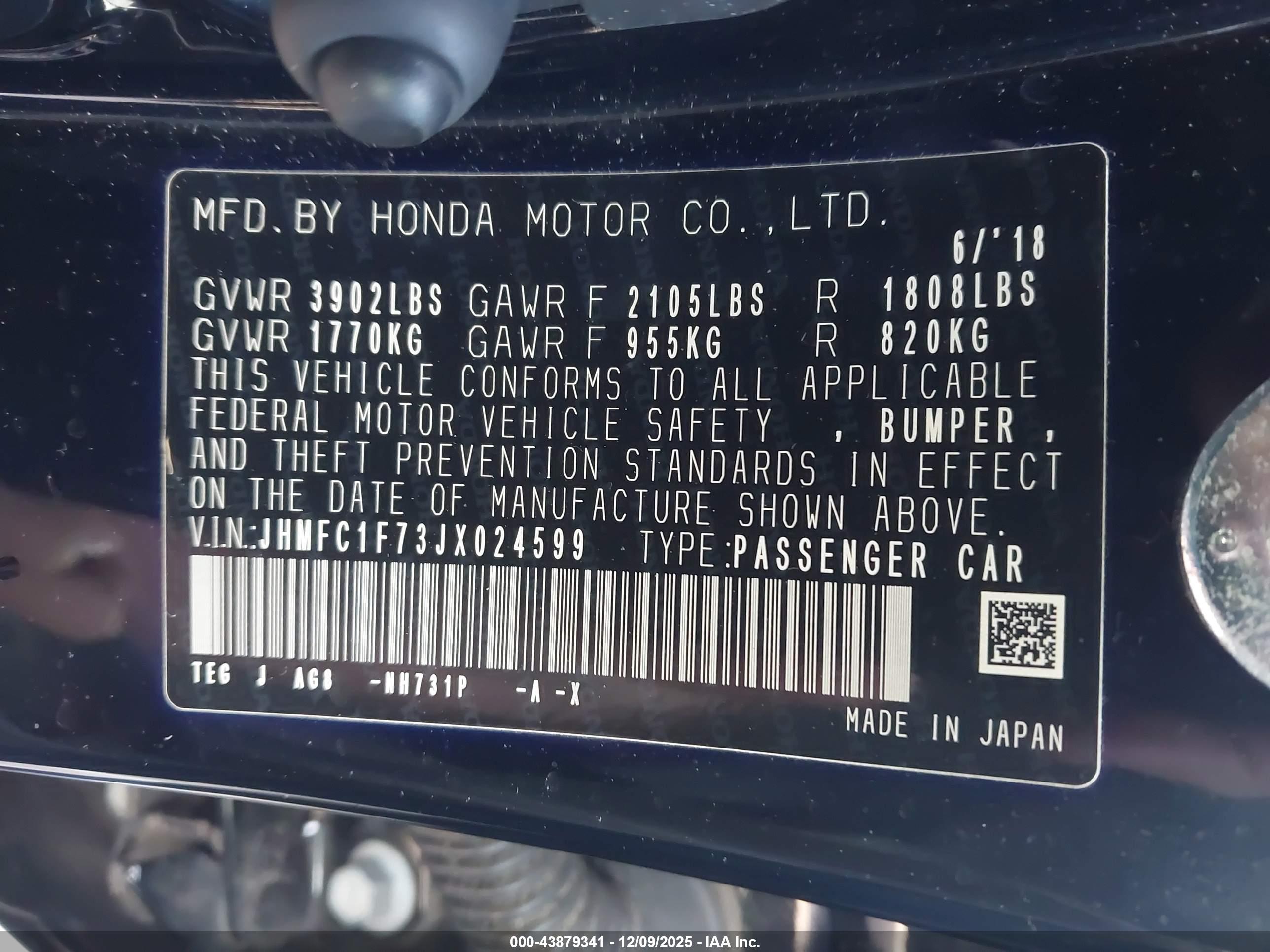 HONDA CIVIC image 9