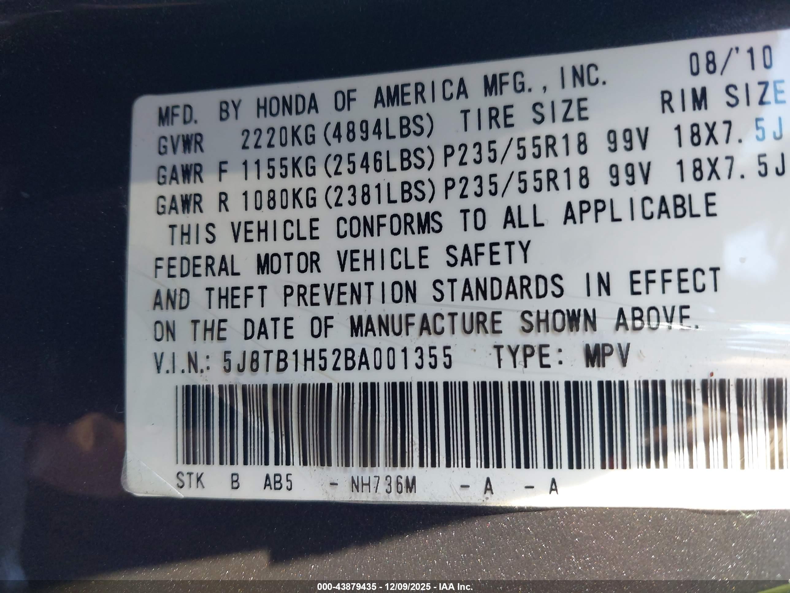 ACURA RDX image 9