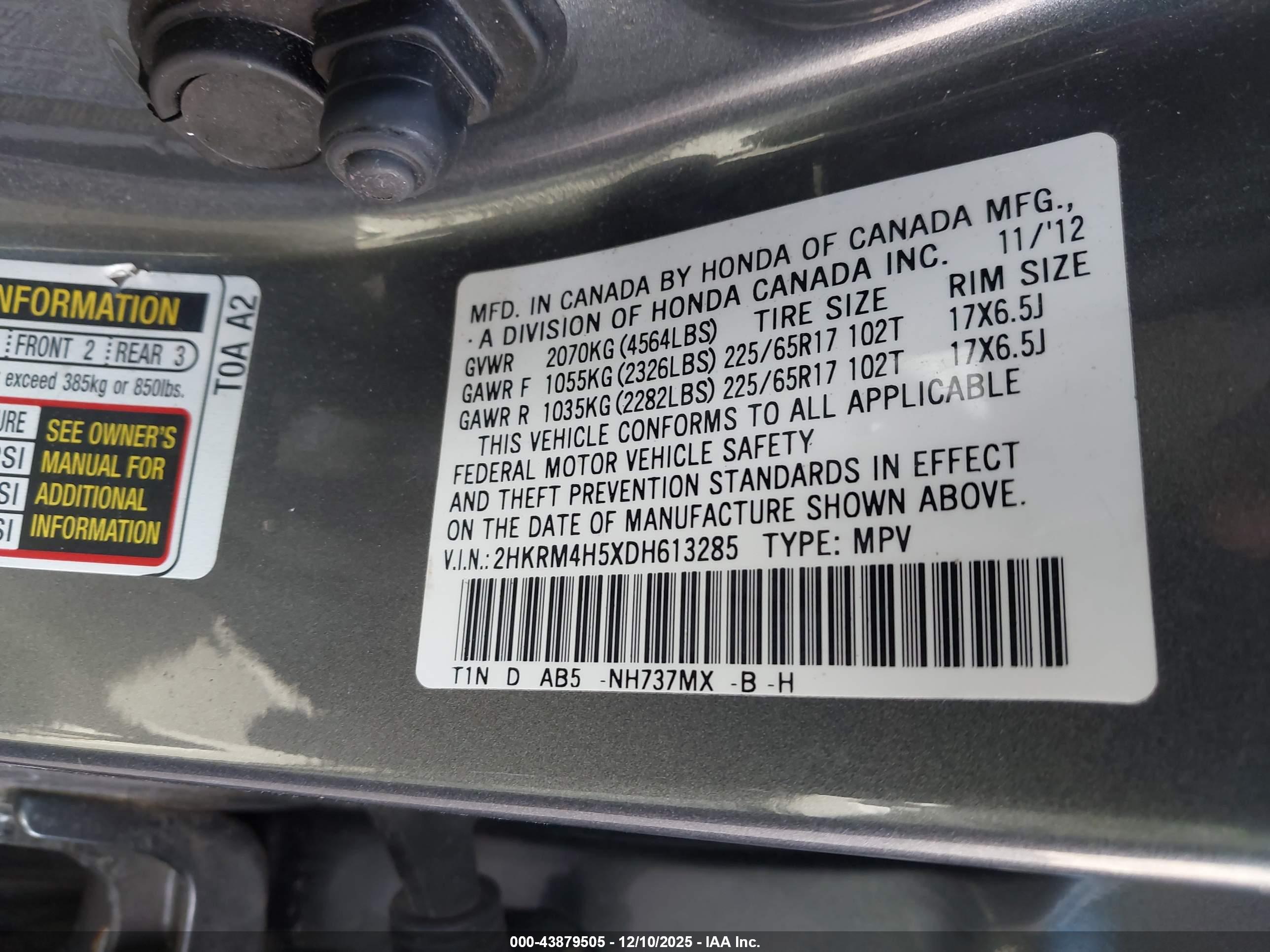 HONDA CR-V image 9