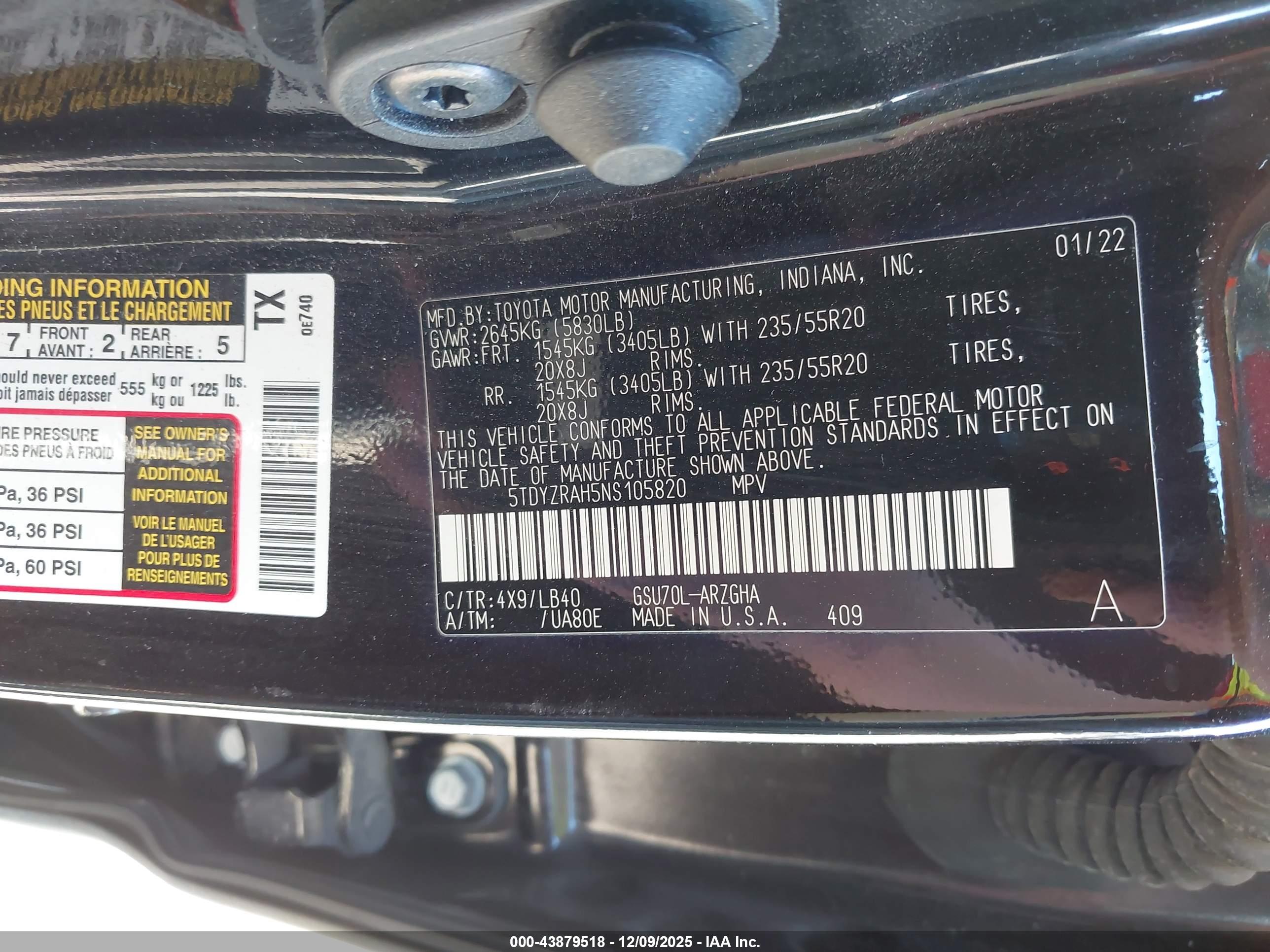 TOYOTA HIGHLANDER image 9
