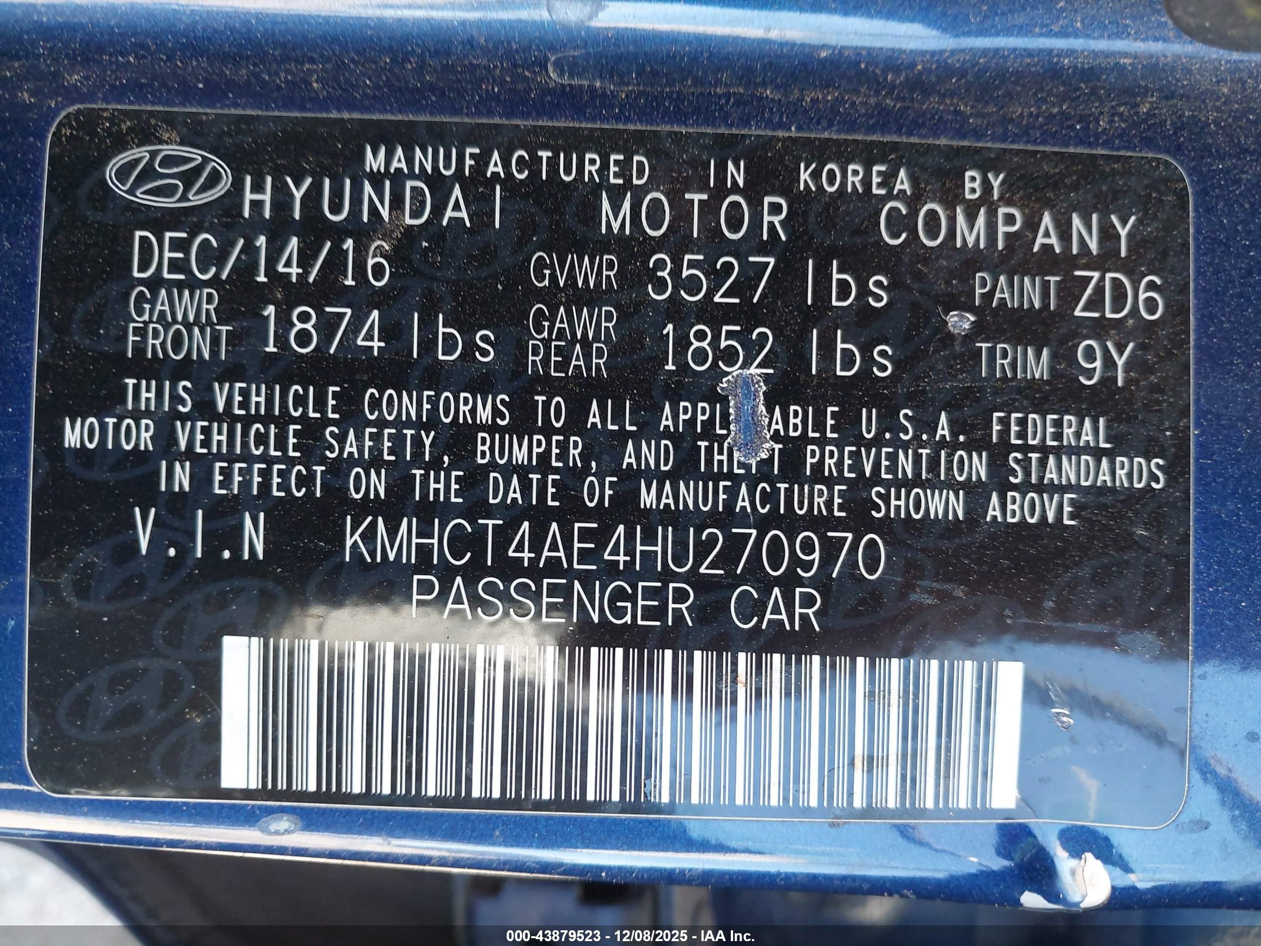 HYUNDAI ACCENT image 9