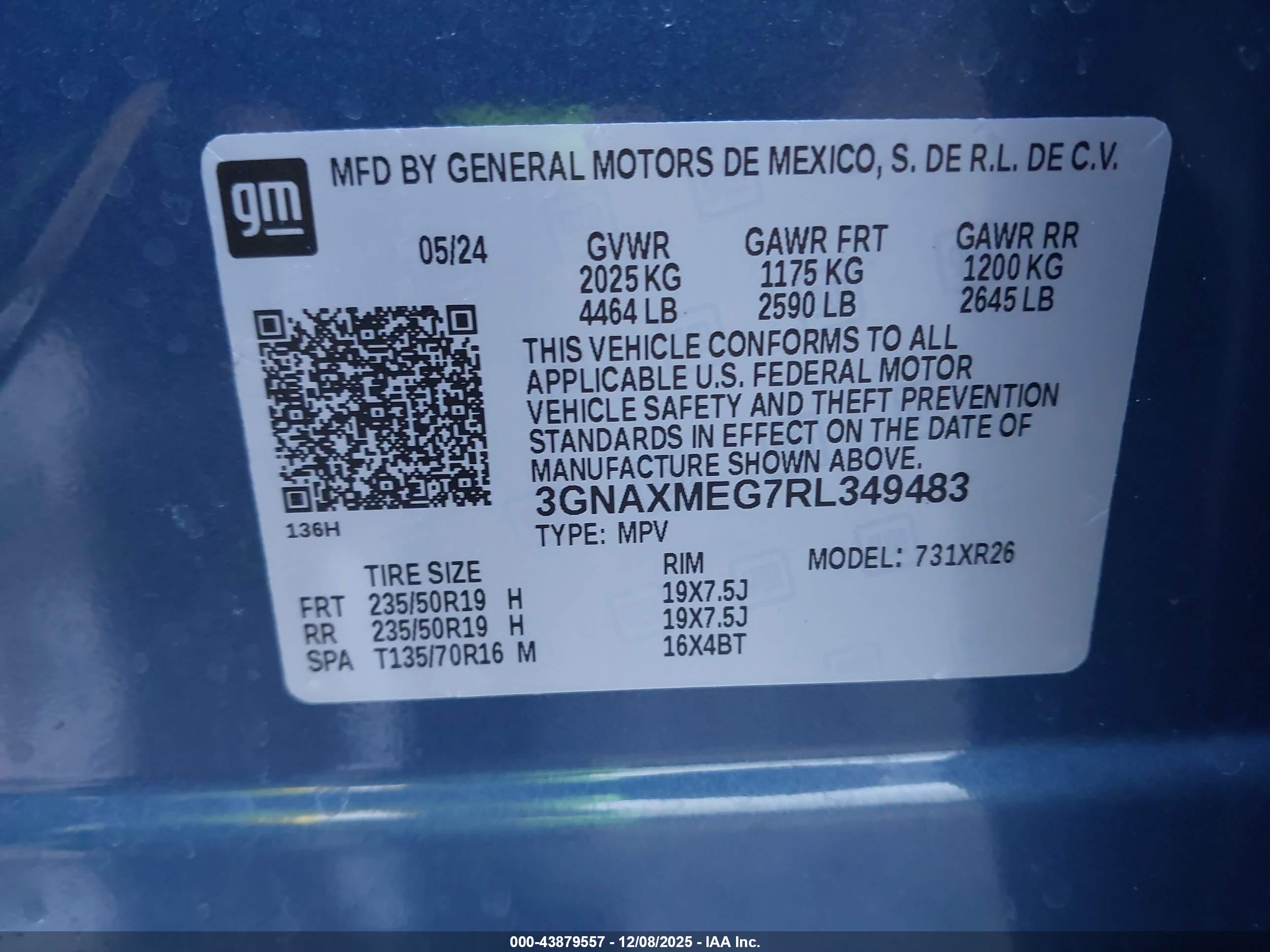 CHEVROLET EQUINOX image 9