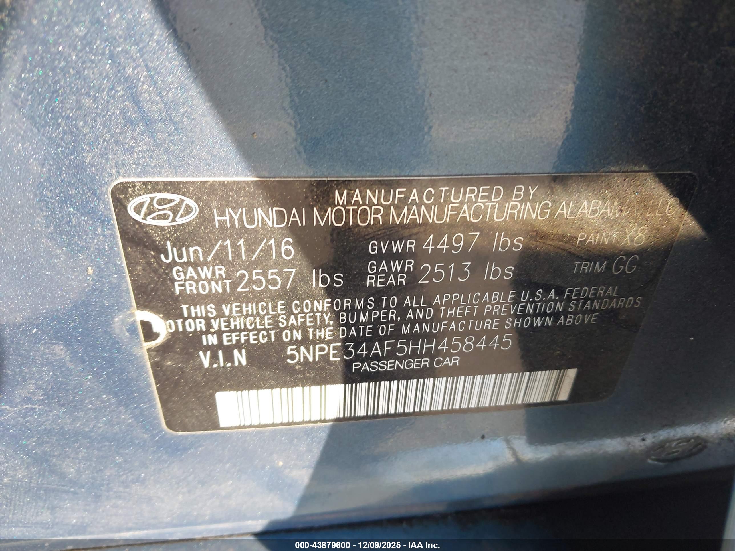 HYUNDAI SONATA image 9