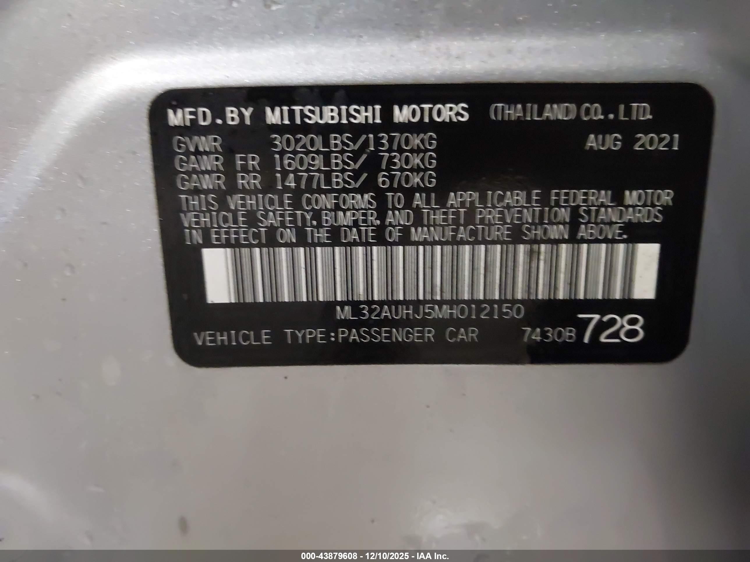 MITSUBISHI MIRAGE image 9
