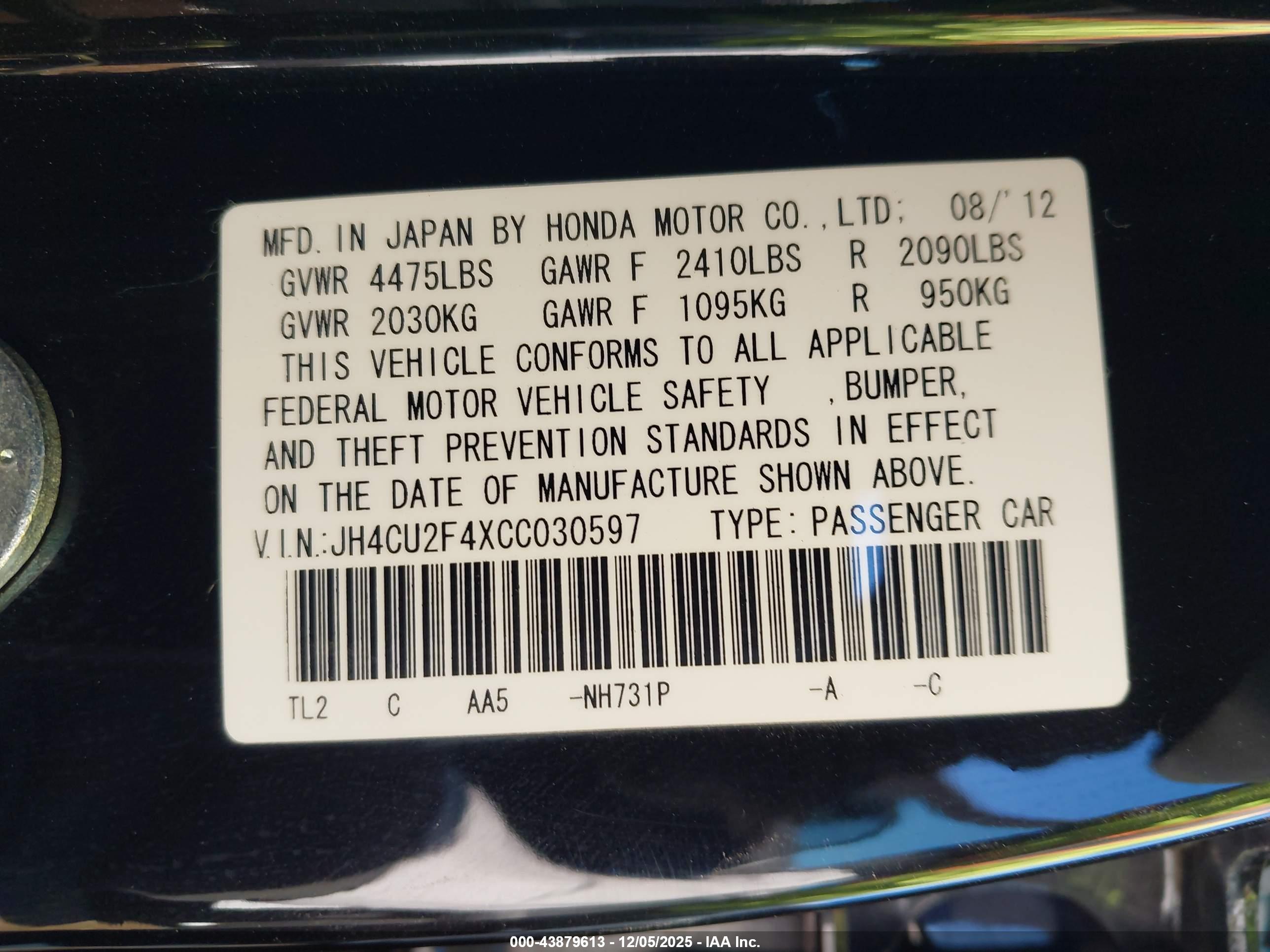 ACURA TSX image 9