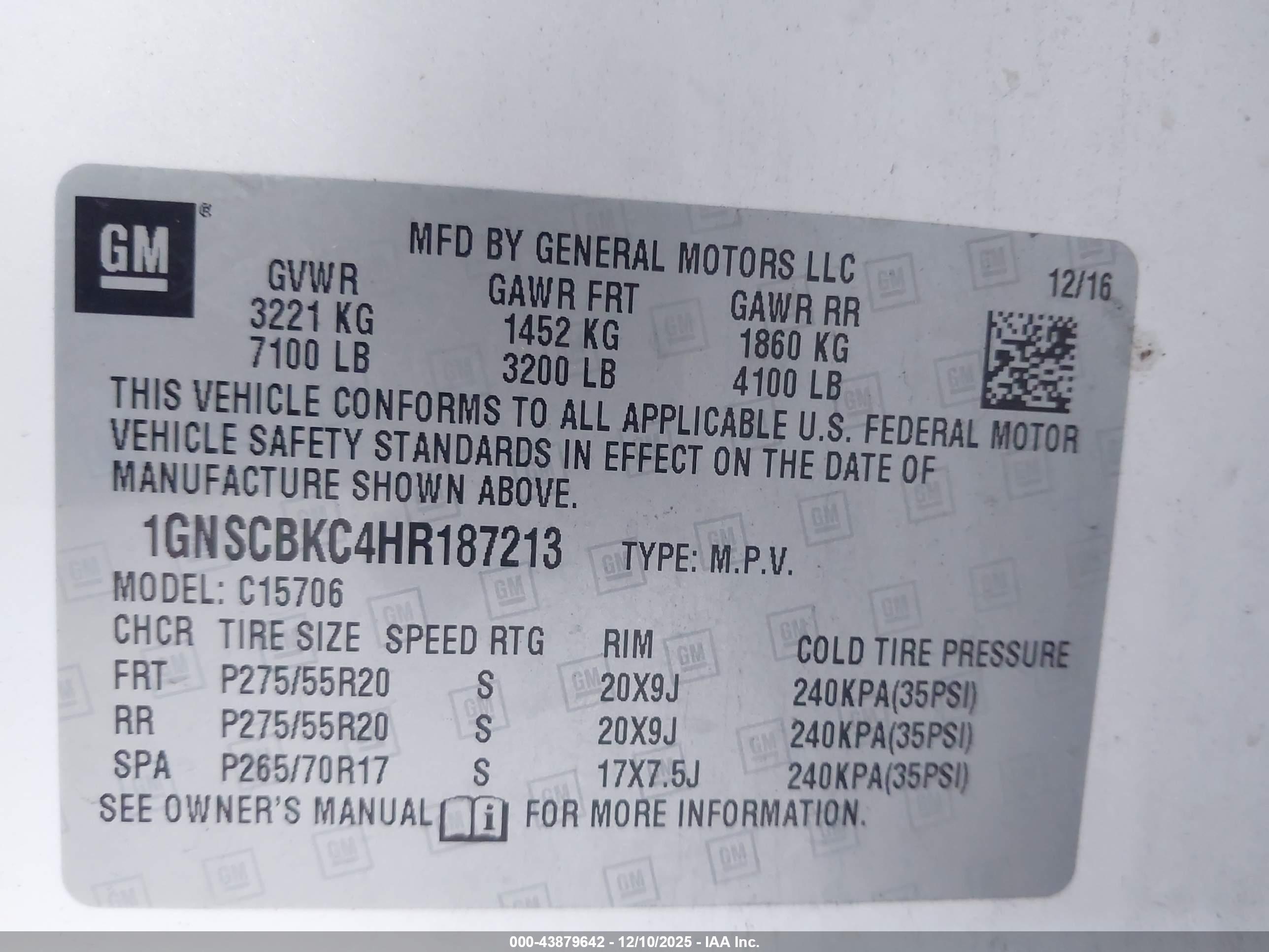 CHEVROLET TAHOE image 9