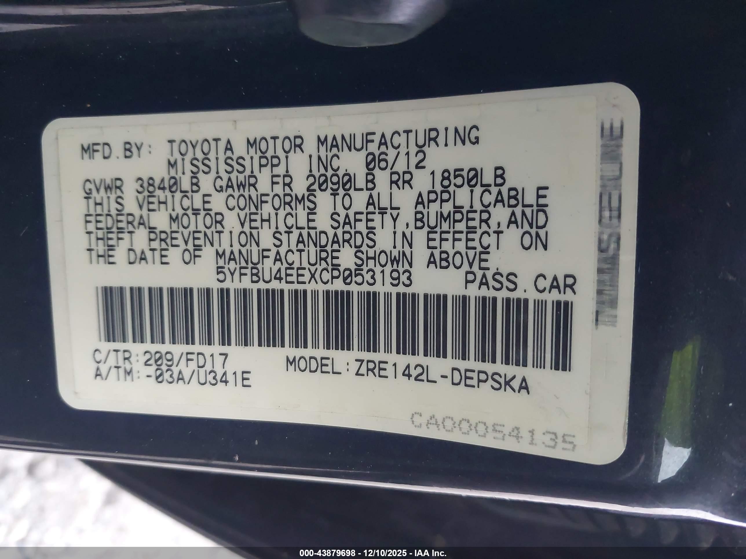 TOYOTA COROLLA image 9