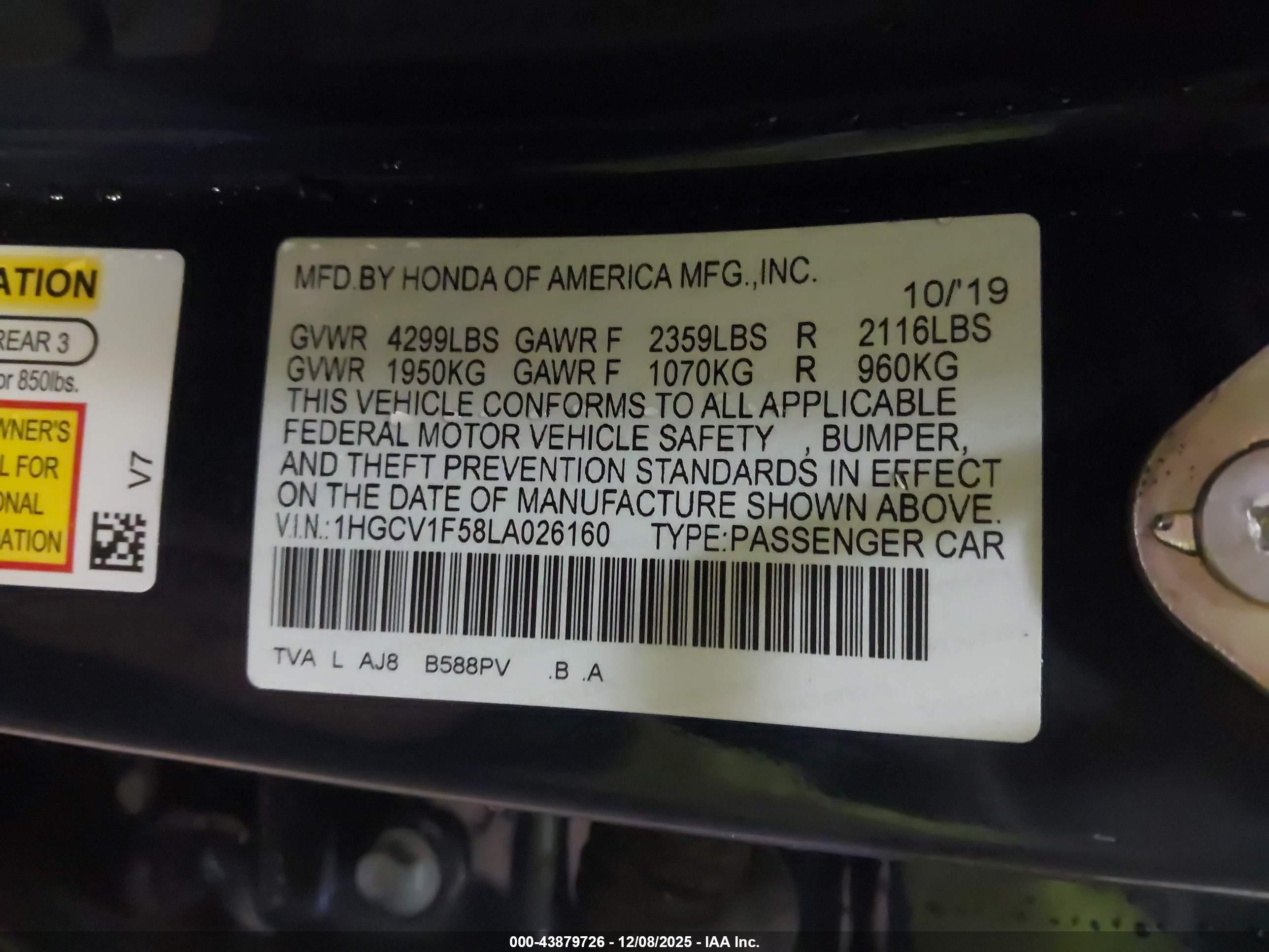 HONDA ACCORD image 9