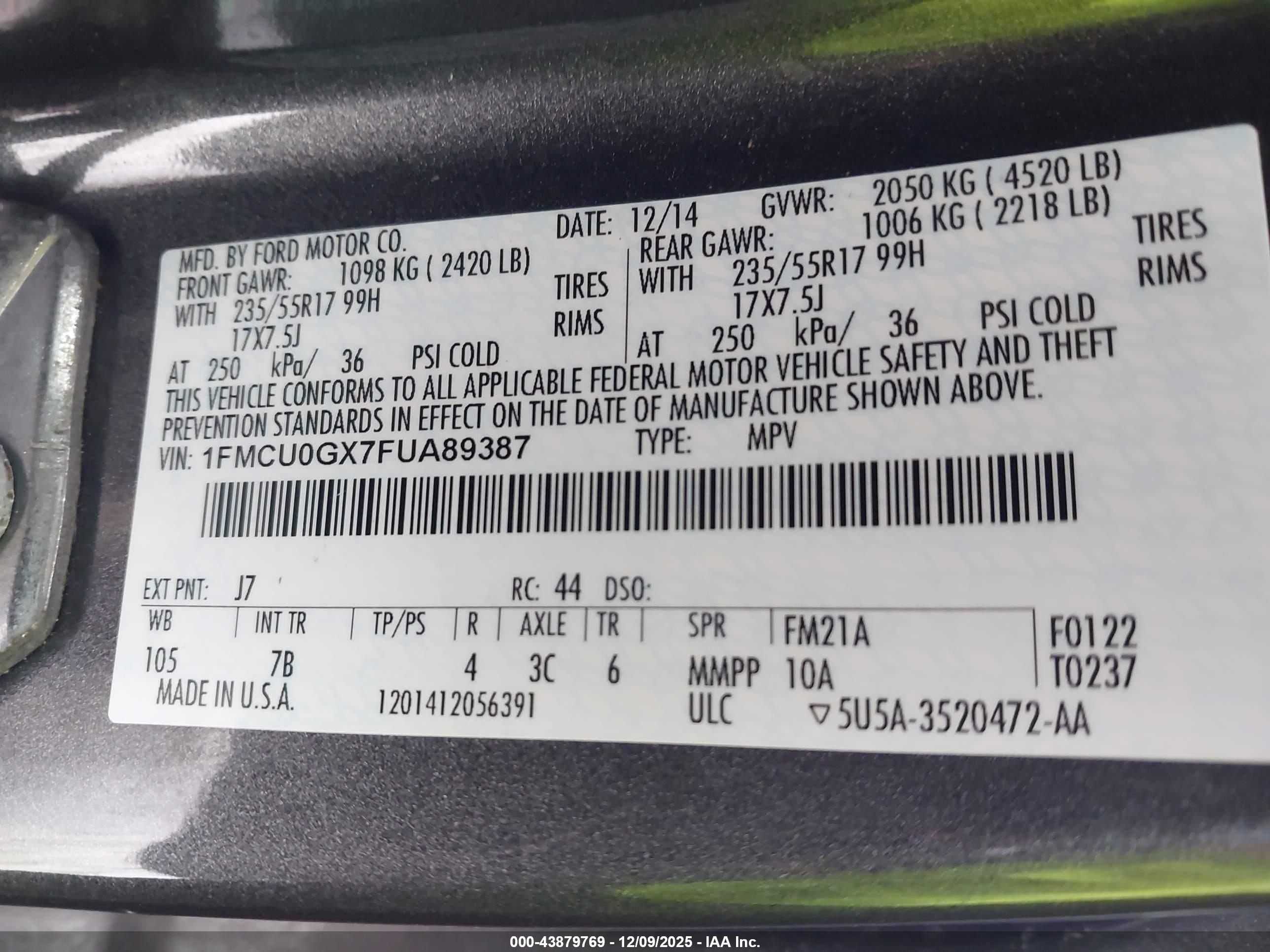 FORD ESCAPE image 9