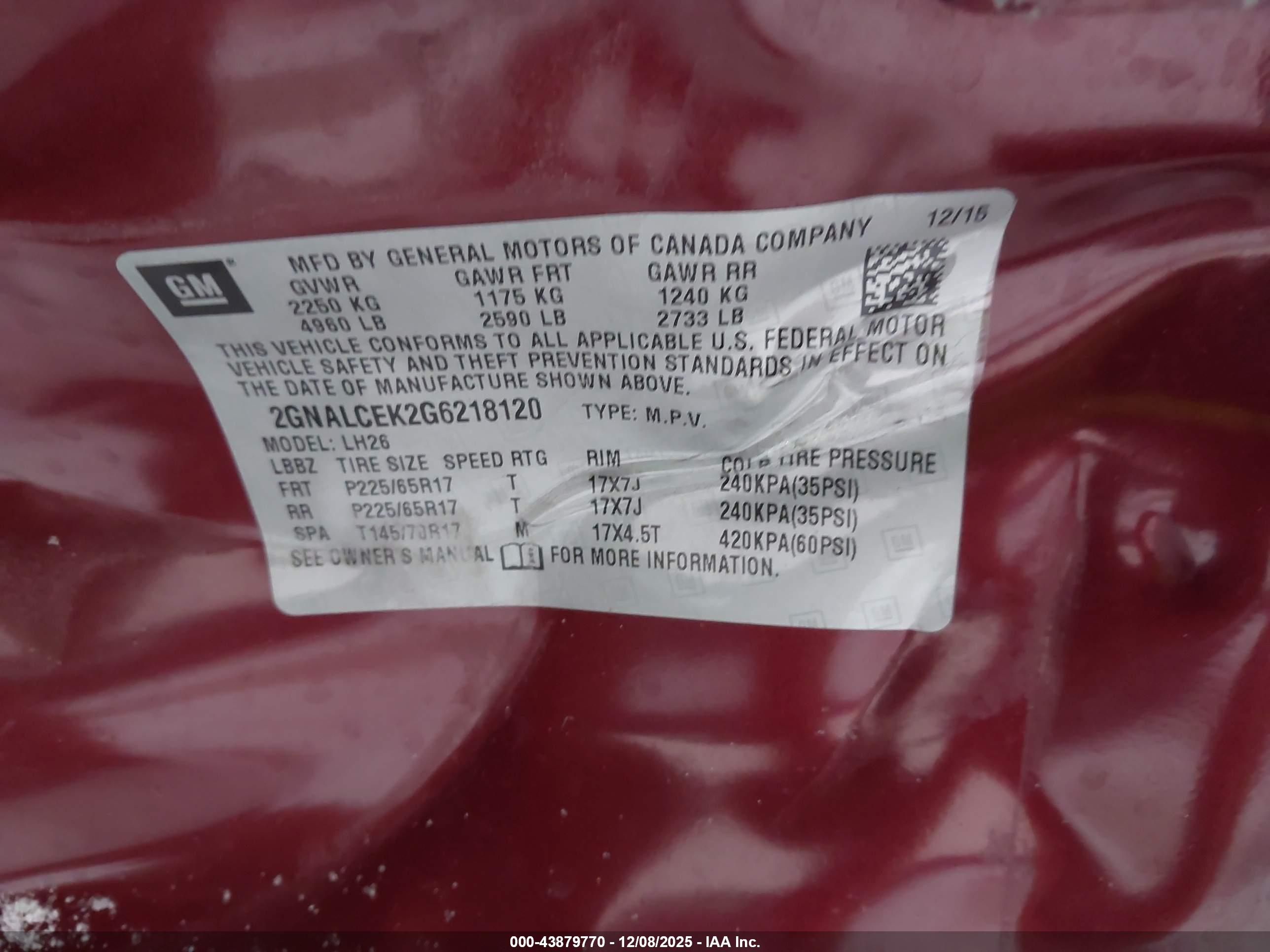 CHEVROLET EQUINOX image 9