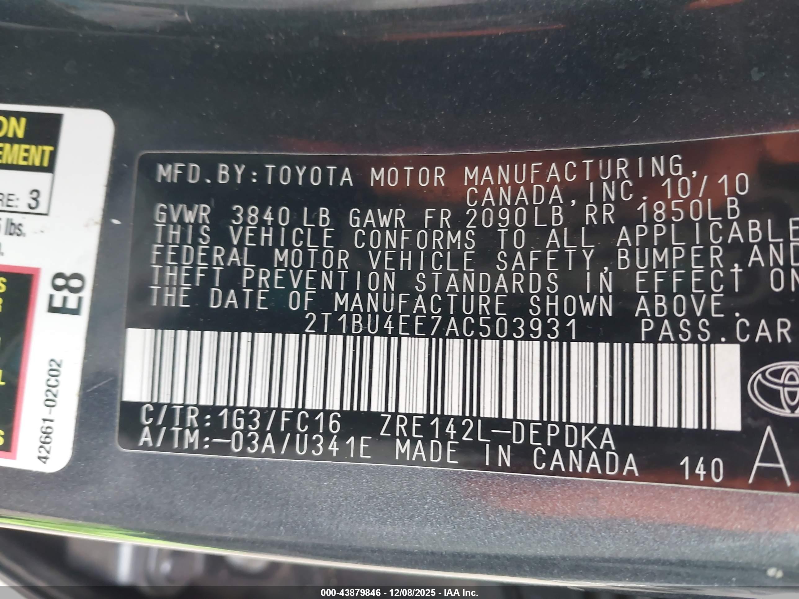 TOYOTA COROLLA image 9