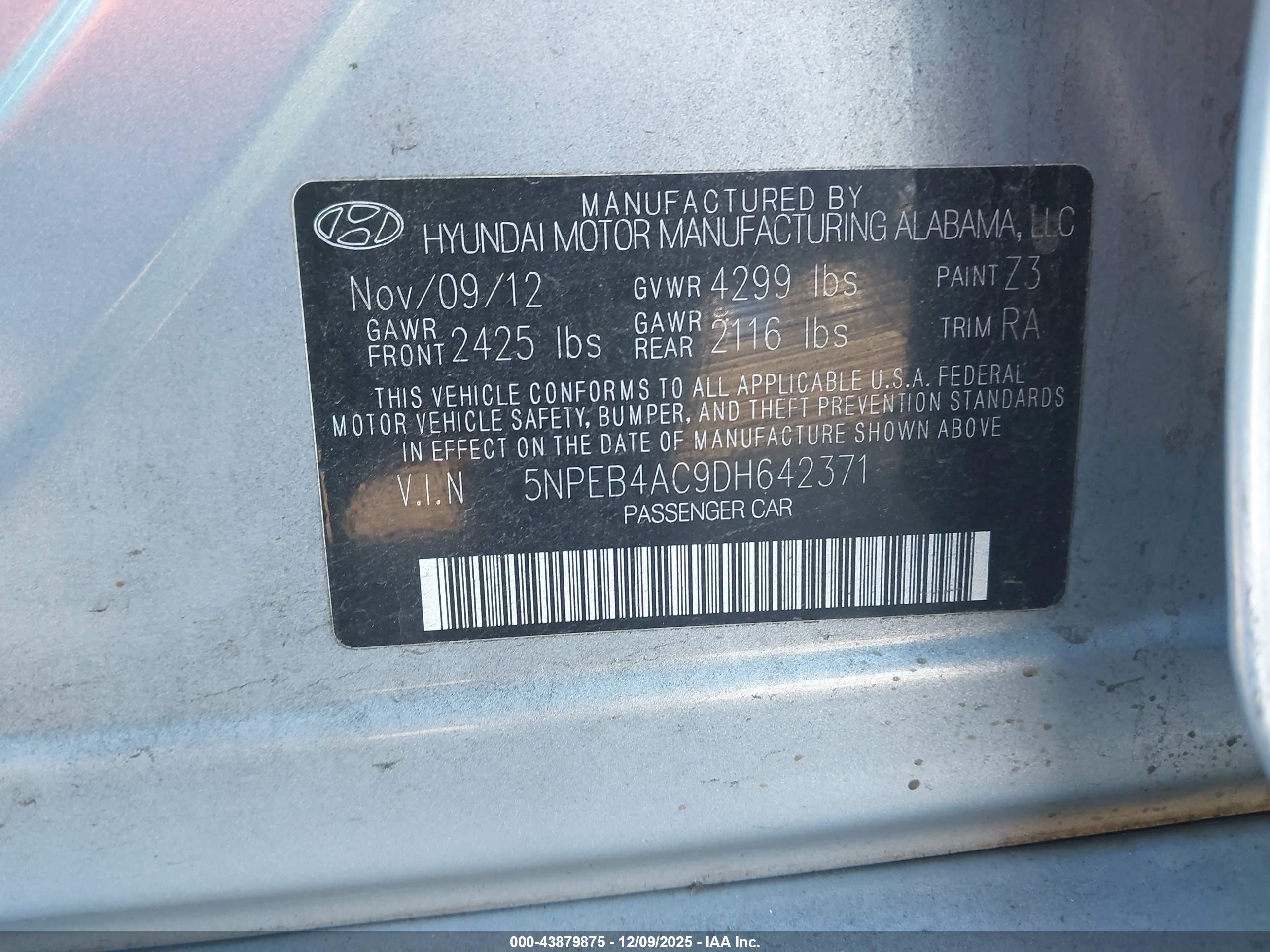 HYUNDAI SONATA image 9