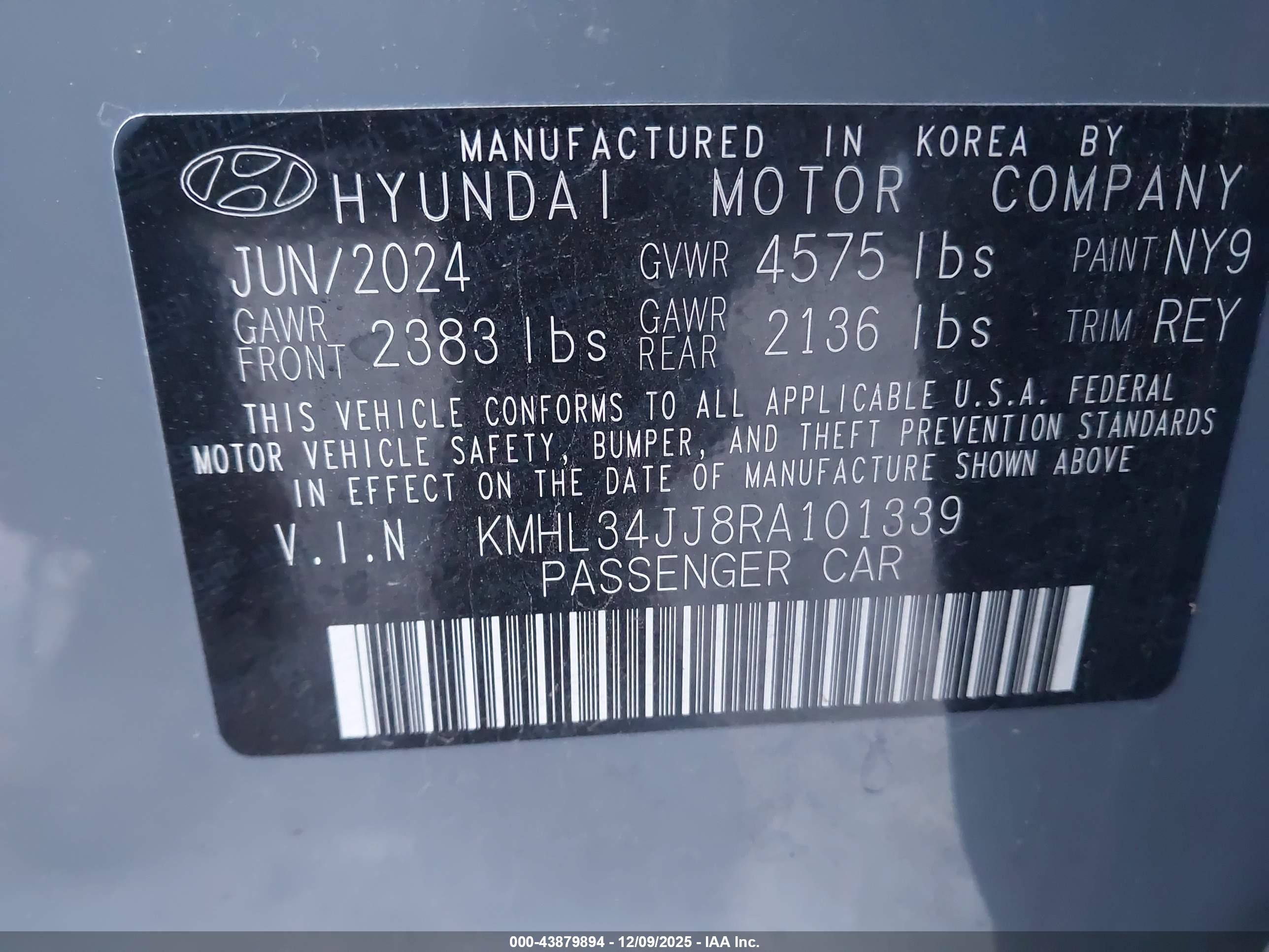 HYUNDAI SONATA image 9