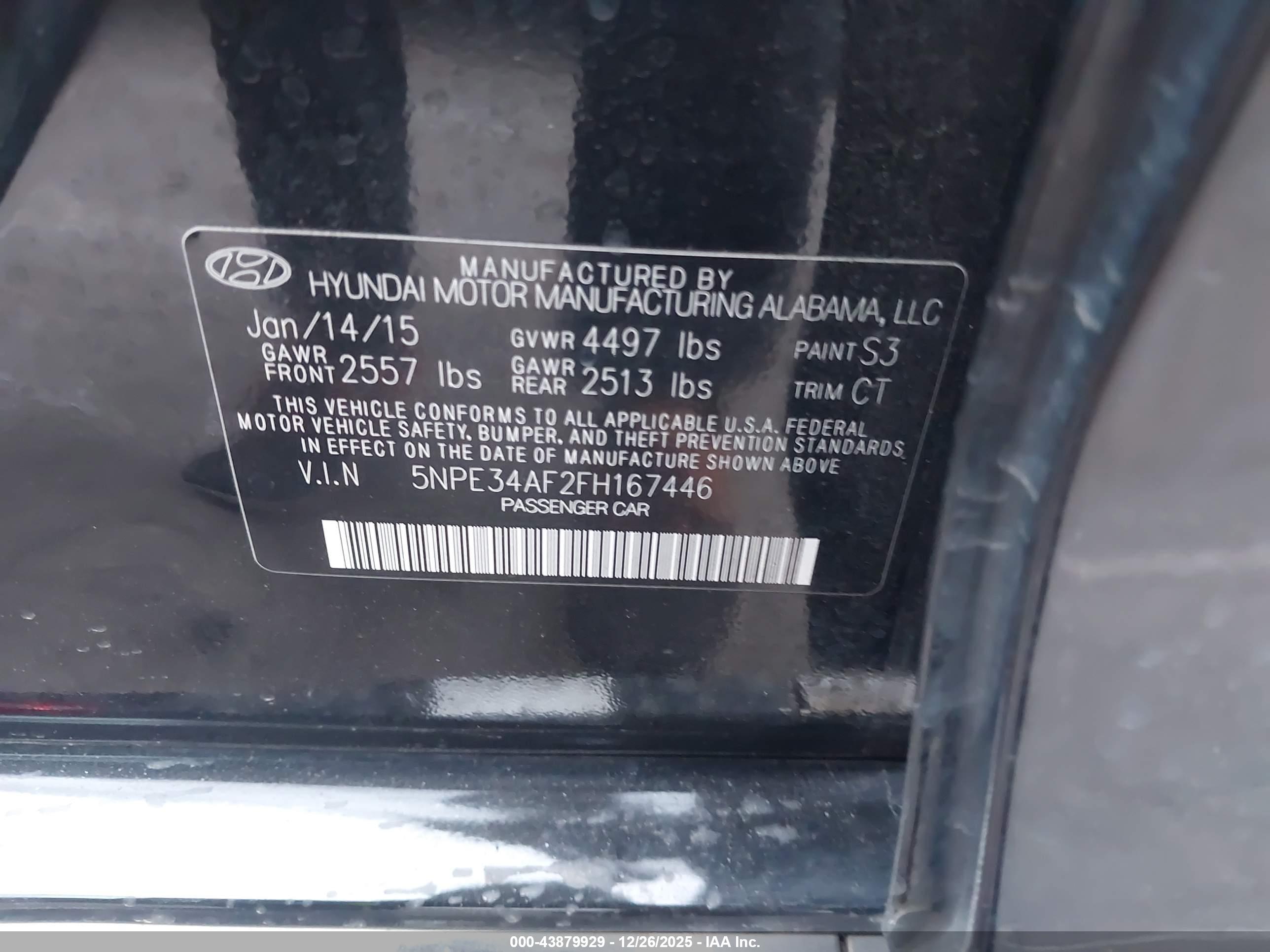 HYUNDAI SONATA image 9