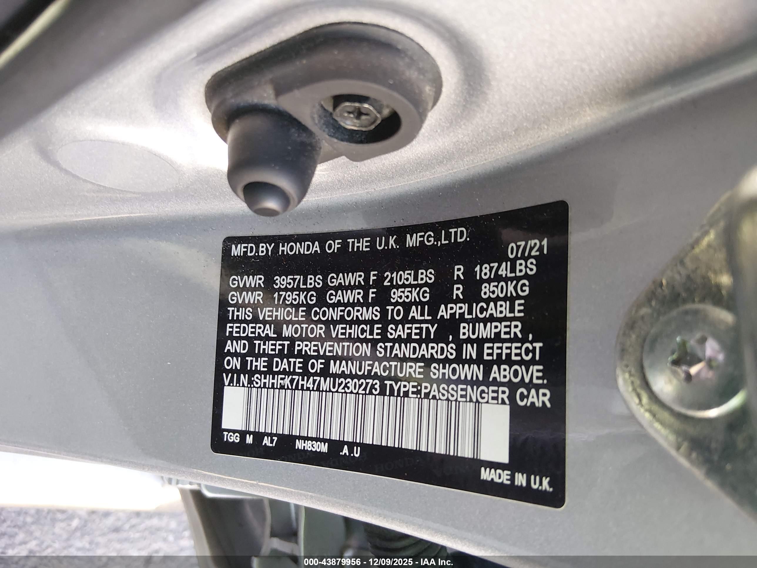 HONDA CIVIC image 9