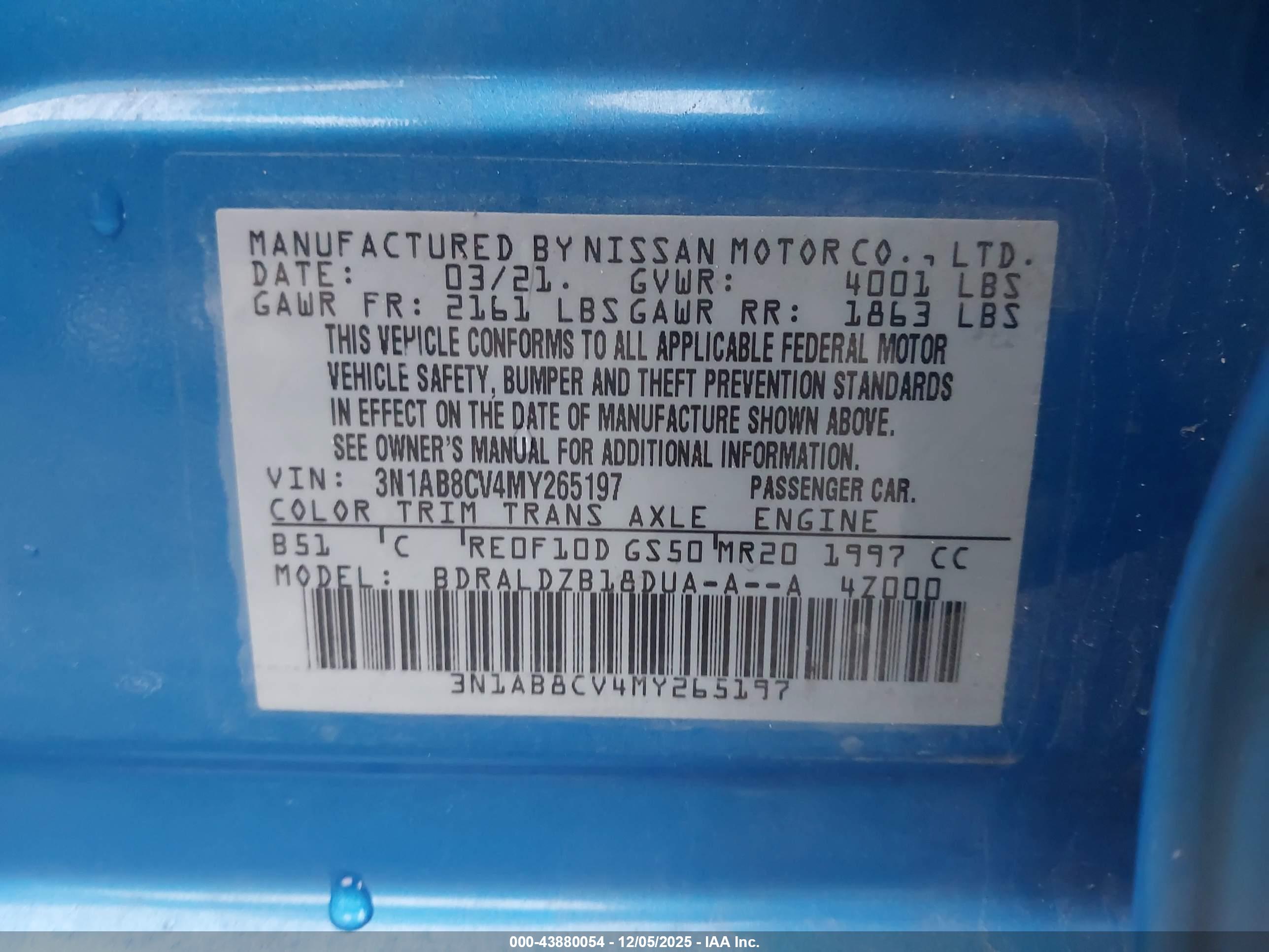 NISSAN SENTRA image 9