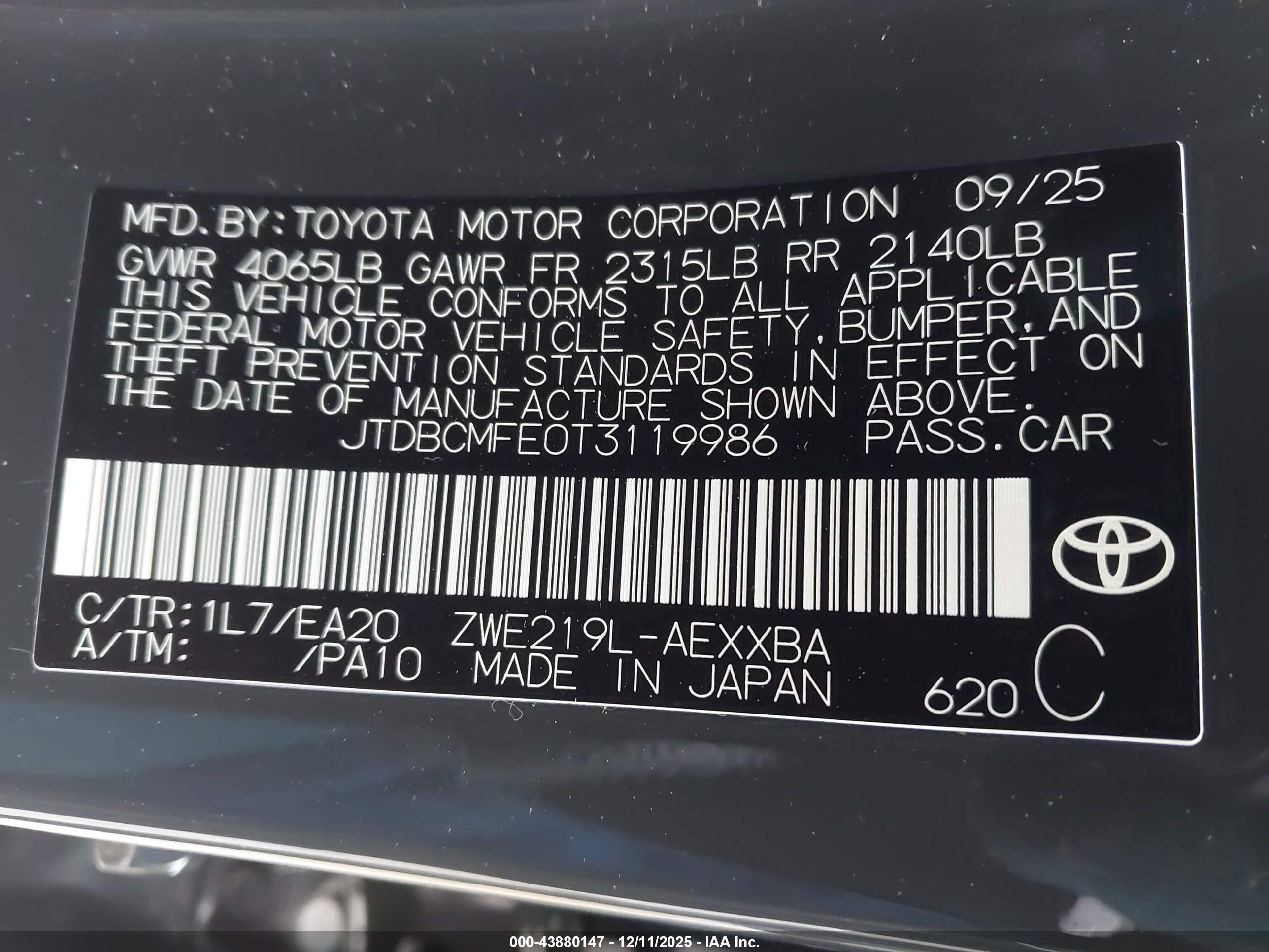TOYOTA COROLLA image 9