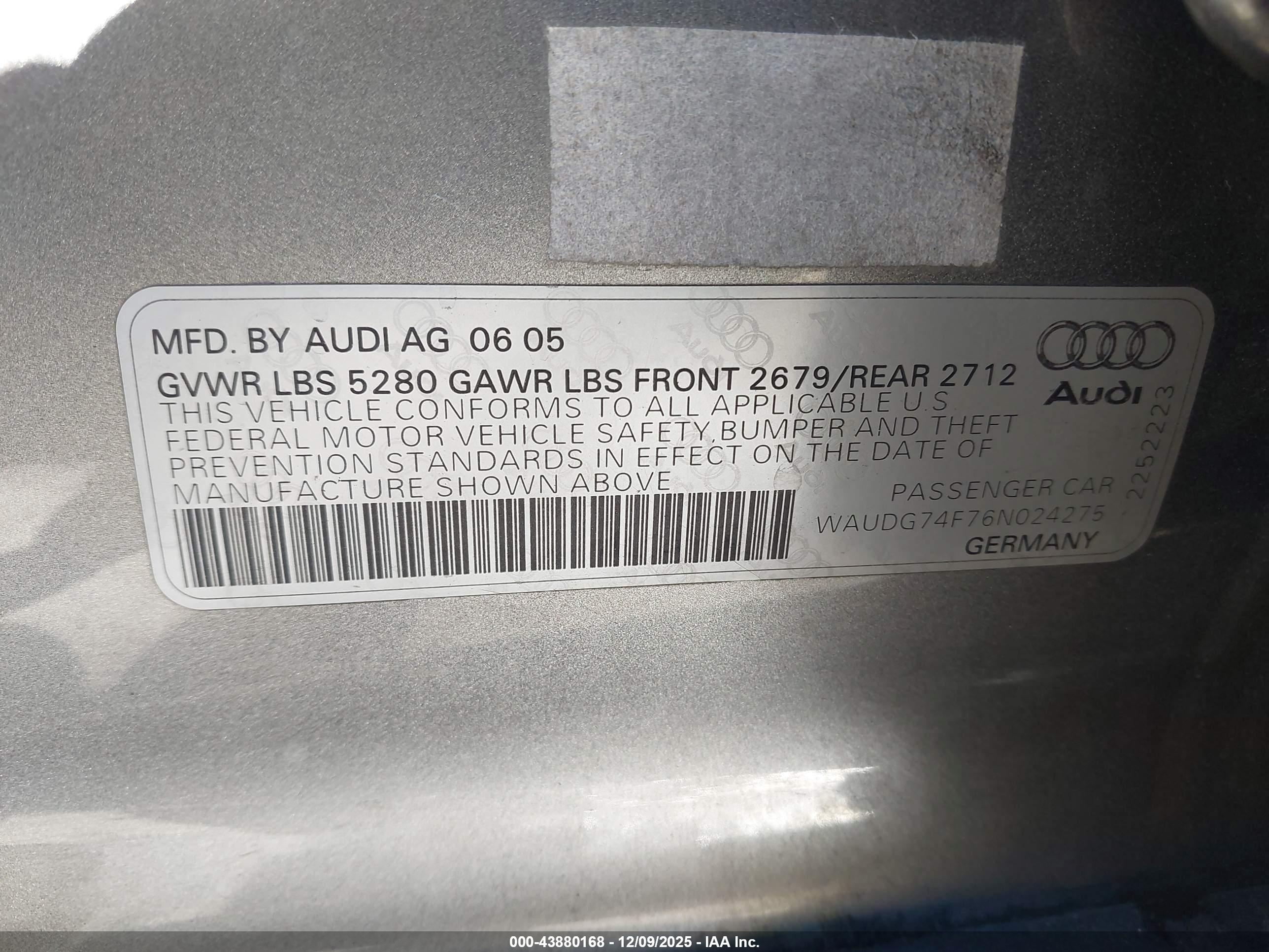 AUDI A6 image 9