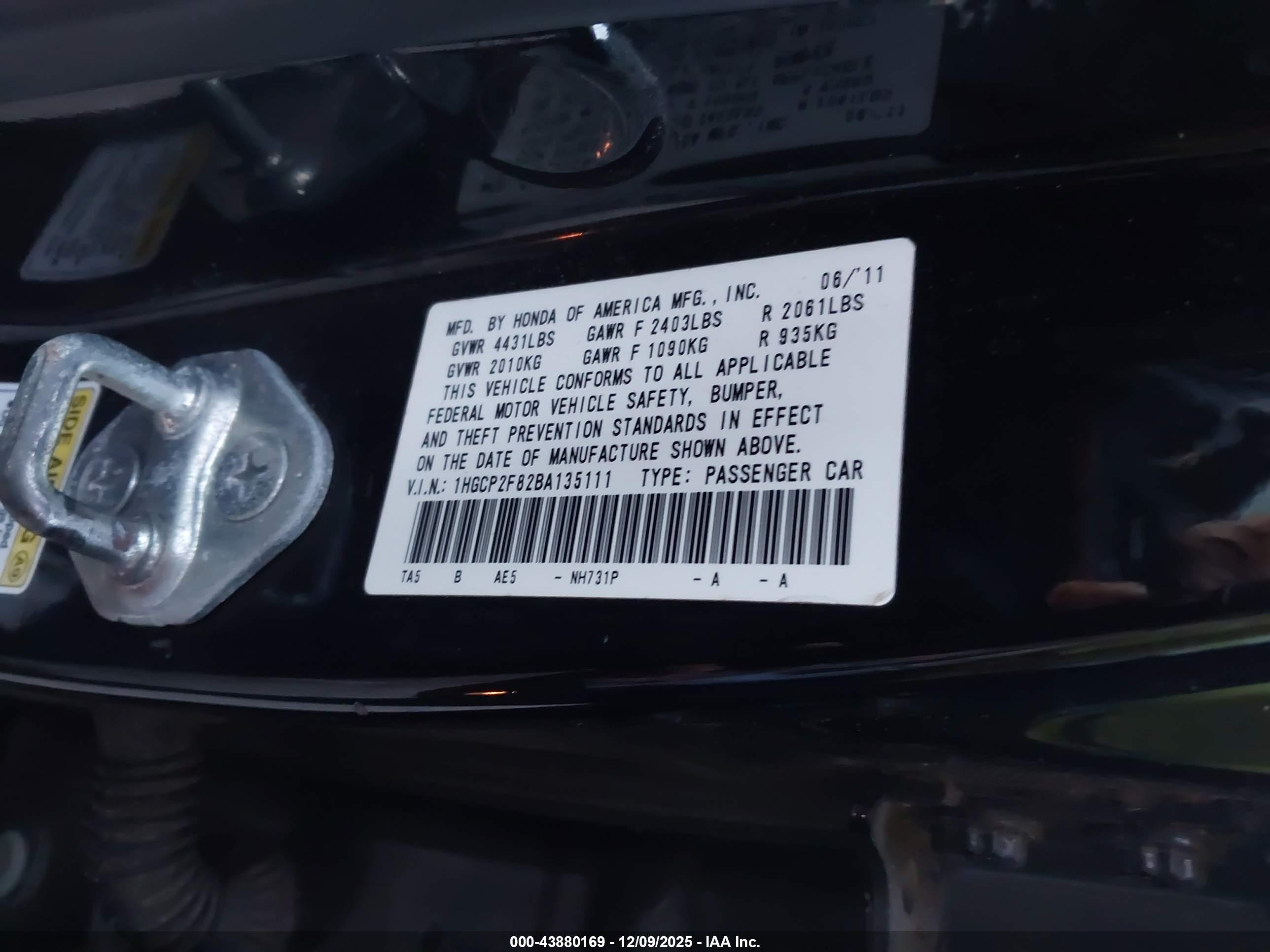 HONDA ACCORD image 9