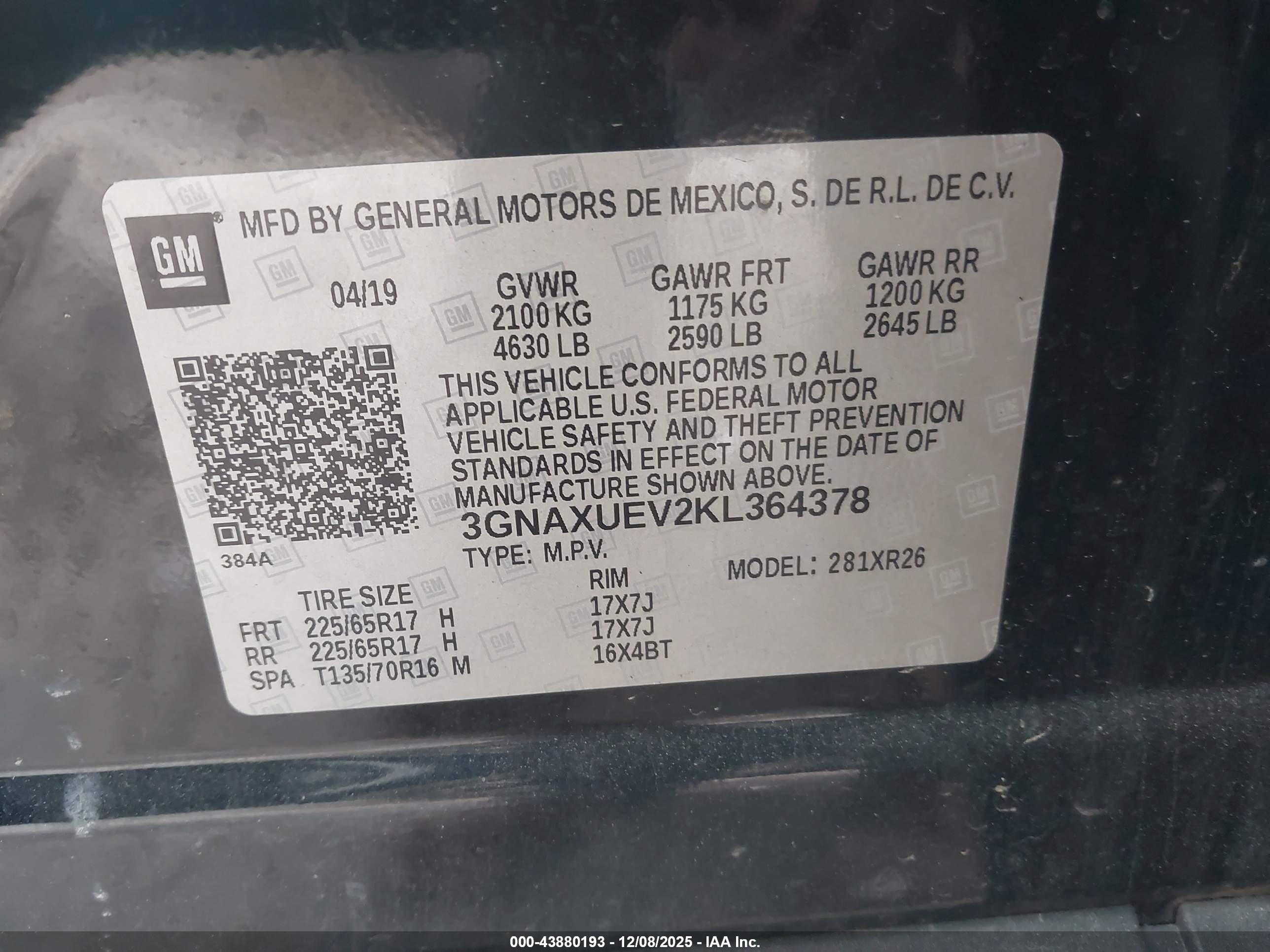 CHEVROLET EQUINOX image 9
