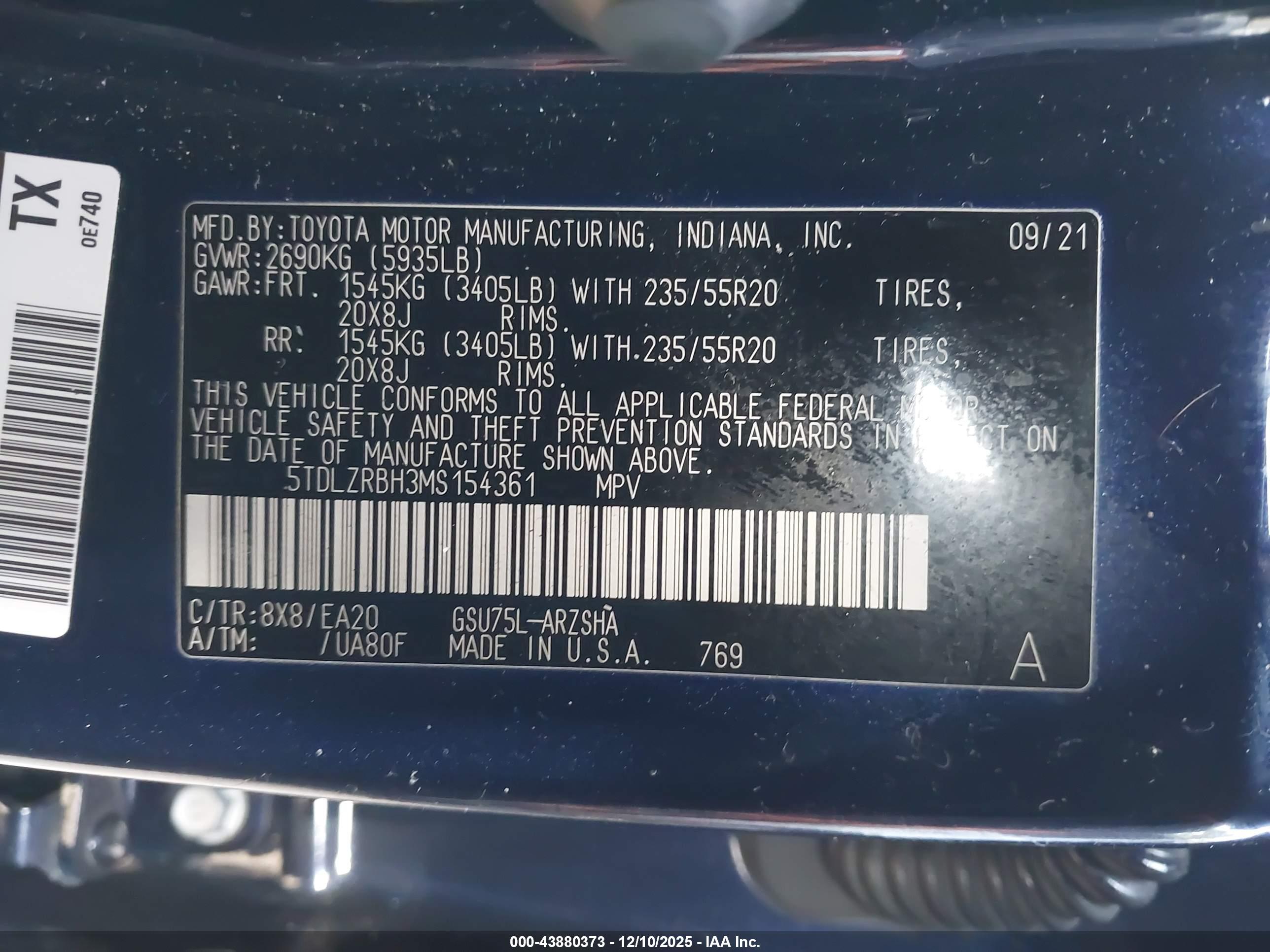 TOYOTA HIGHLANDER image 9
