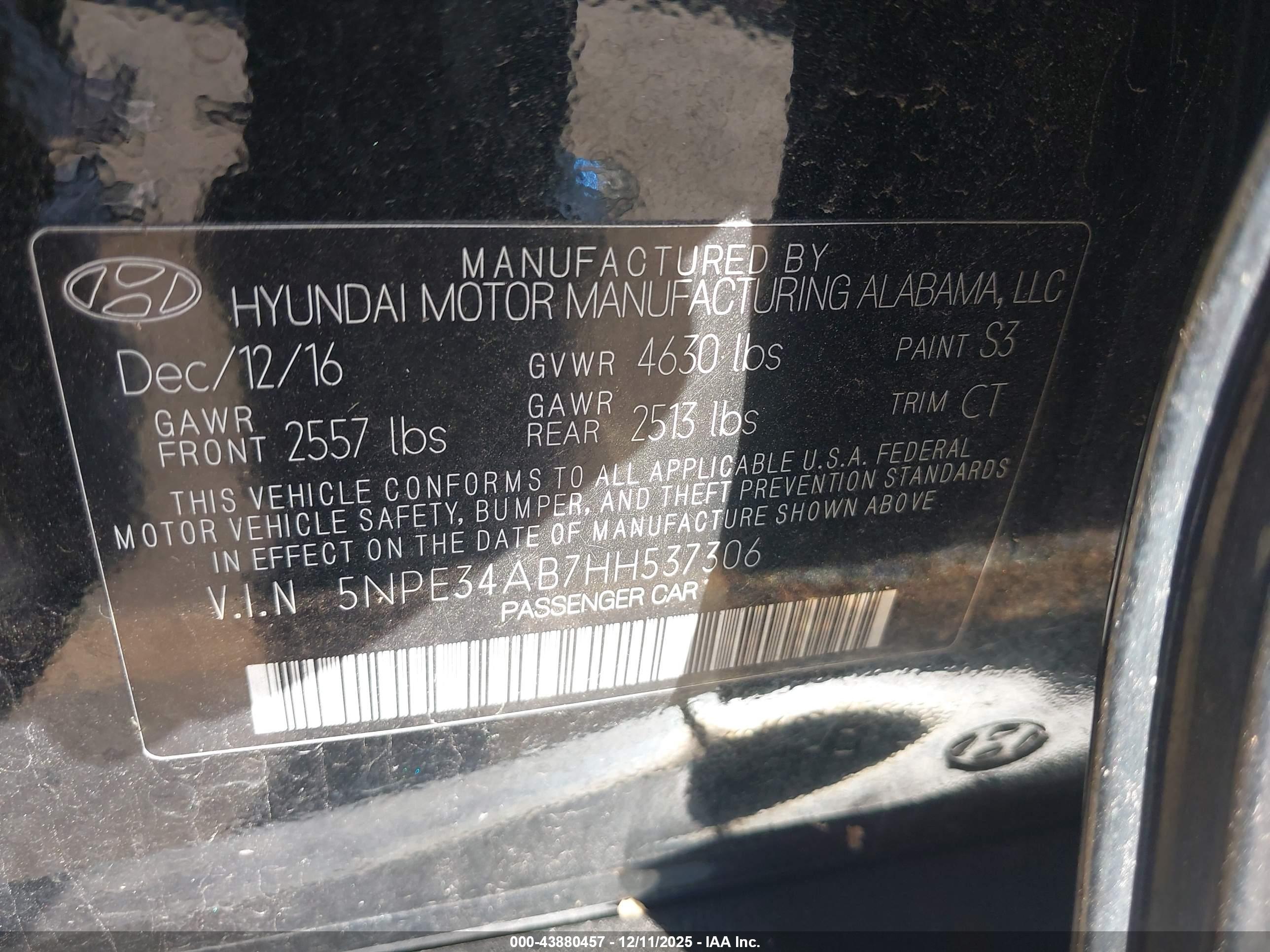 HYUNDAI SONATA image 9